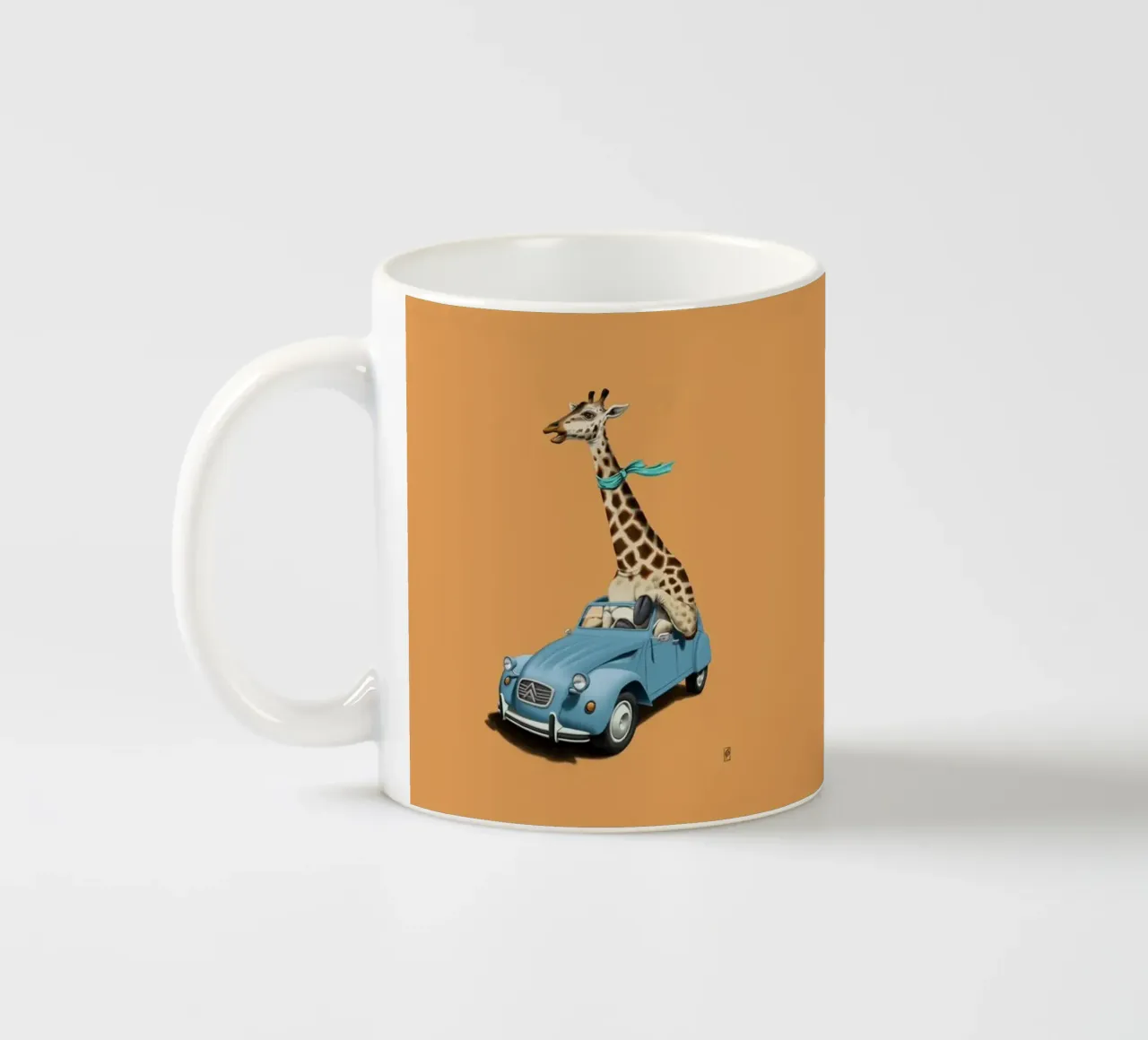 Riding high (Coloured) tazza in ceramica da Rob Art | Illustration