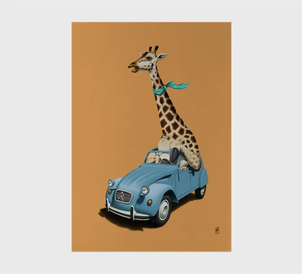 Riding high (Coloured) notebook by Rob Art | Illustration