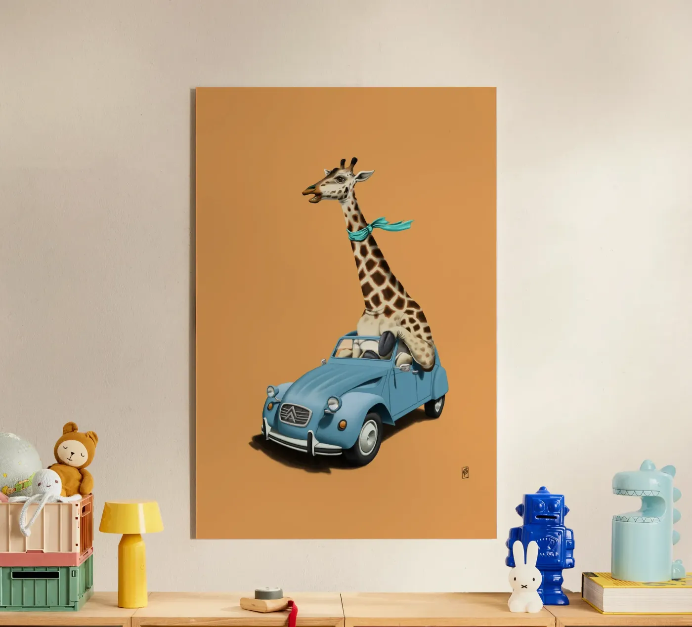 Riding high (Coloured) plexiglass da Rob Art | Illustration