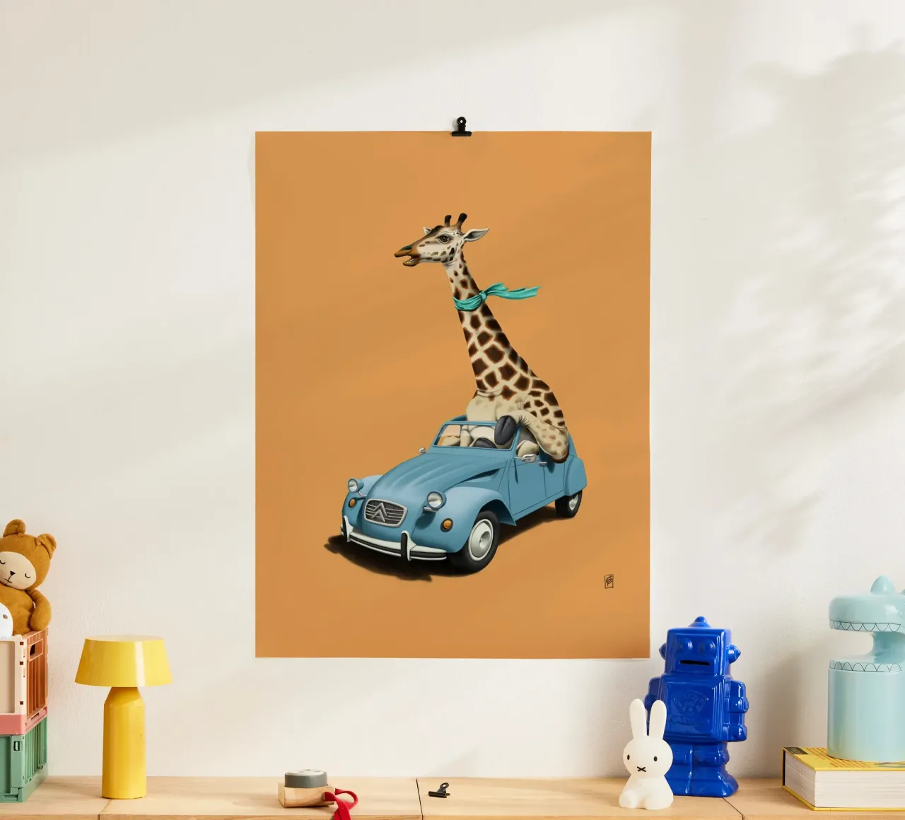 Riding high (Coloured) carta hahnemühle da Rob Art | Illustration
