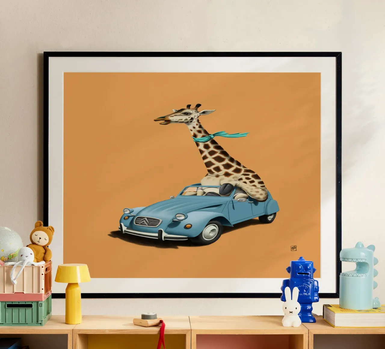 Riding high (Coloured) carta hahnemühle da Rob Art | Illustration