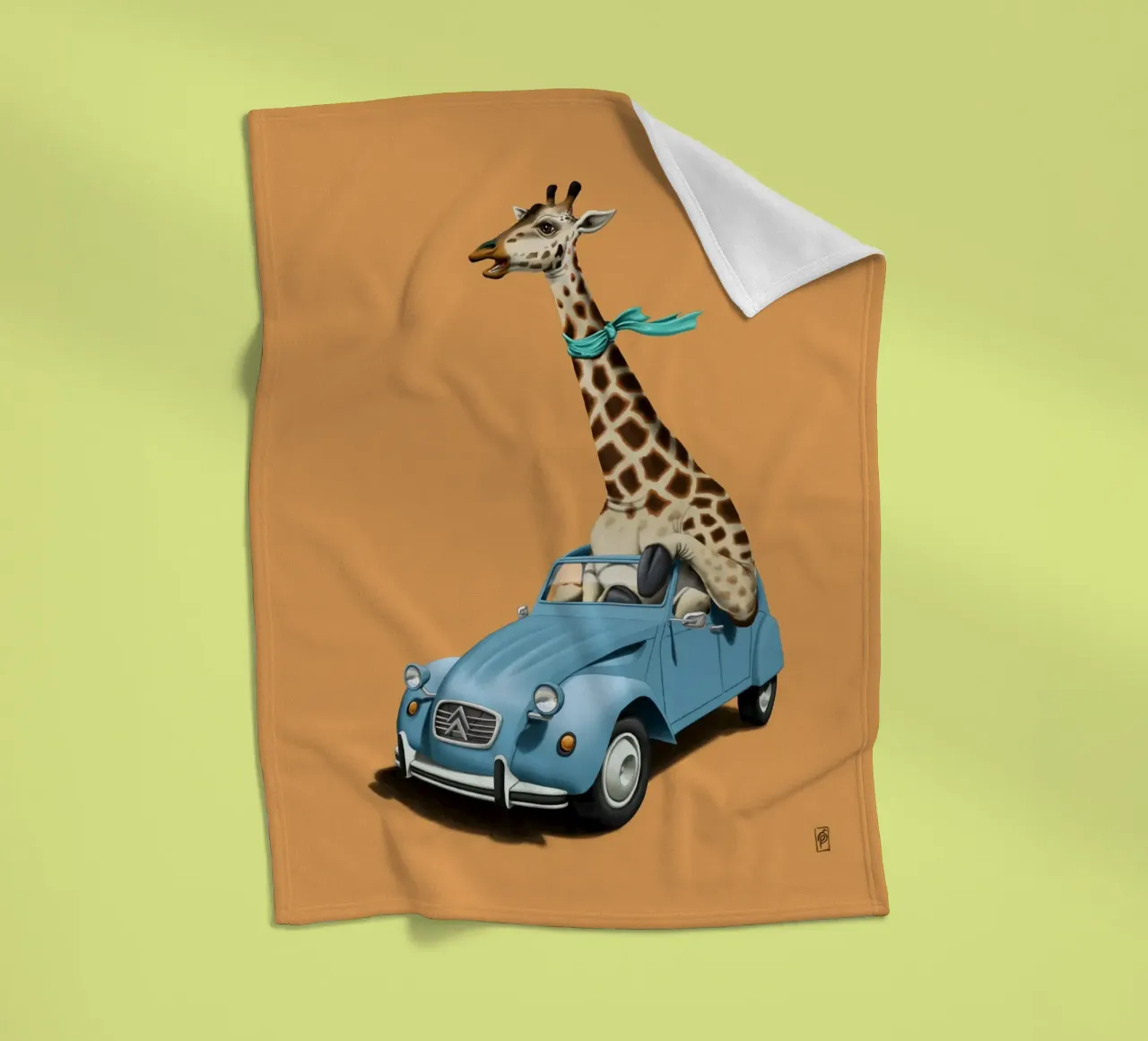 Riding high (Coloured) coperta in pile da Rob Art | Illustration