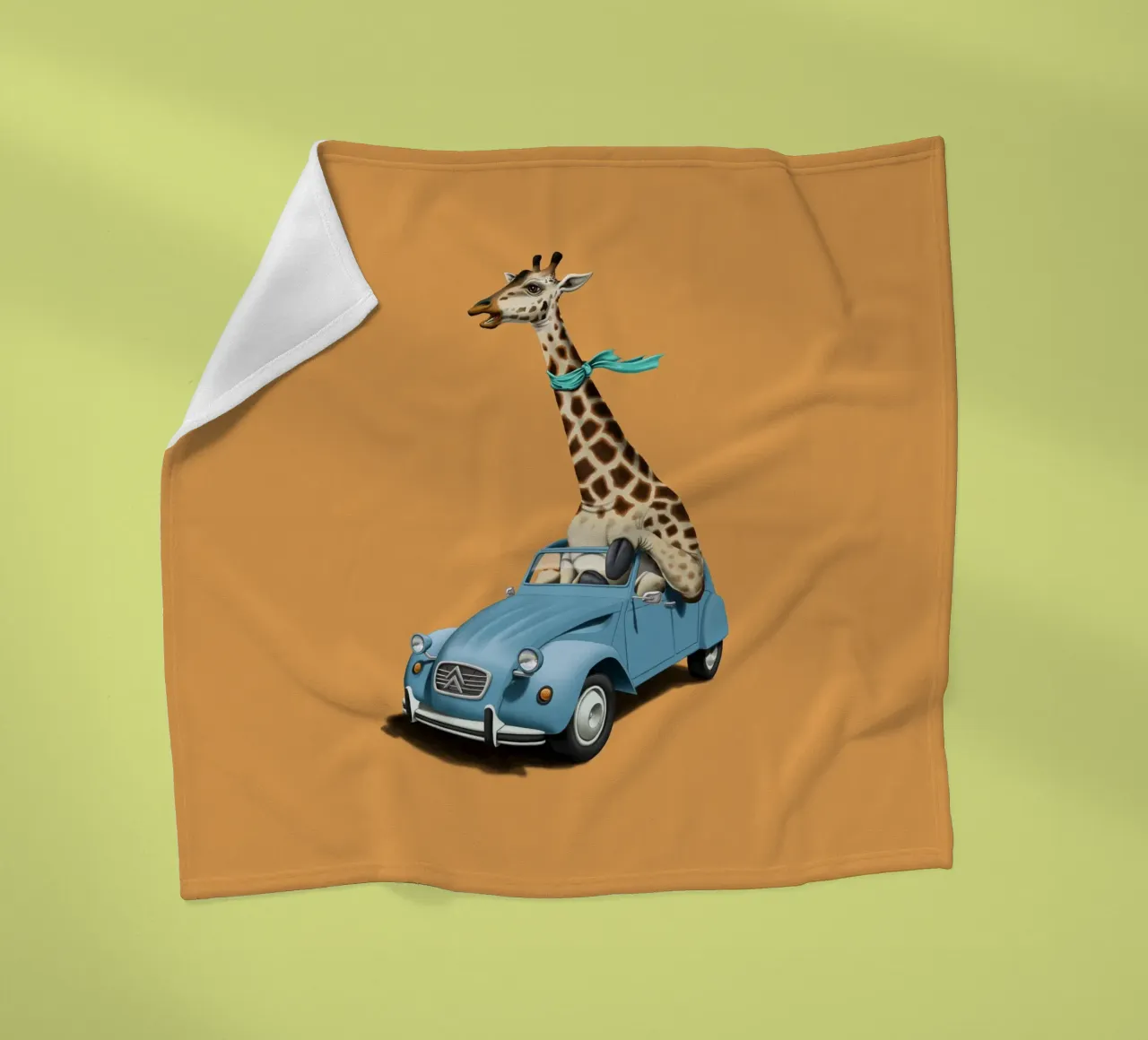 Riding high (Coloured) coperta in pile da Rob Art | Illustration