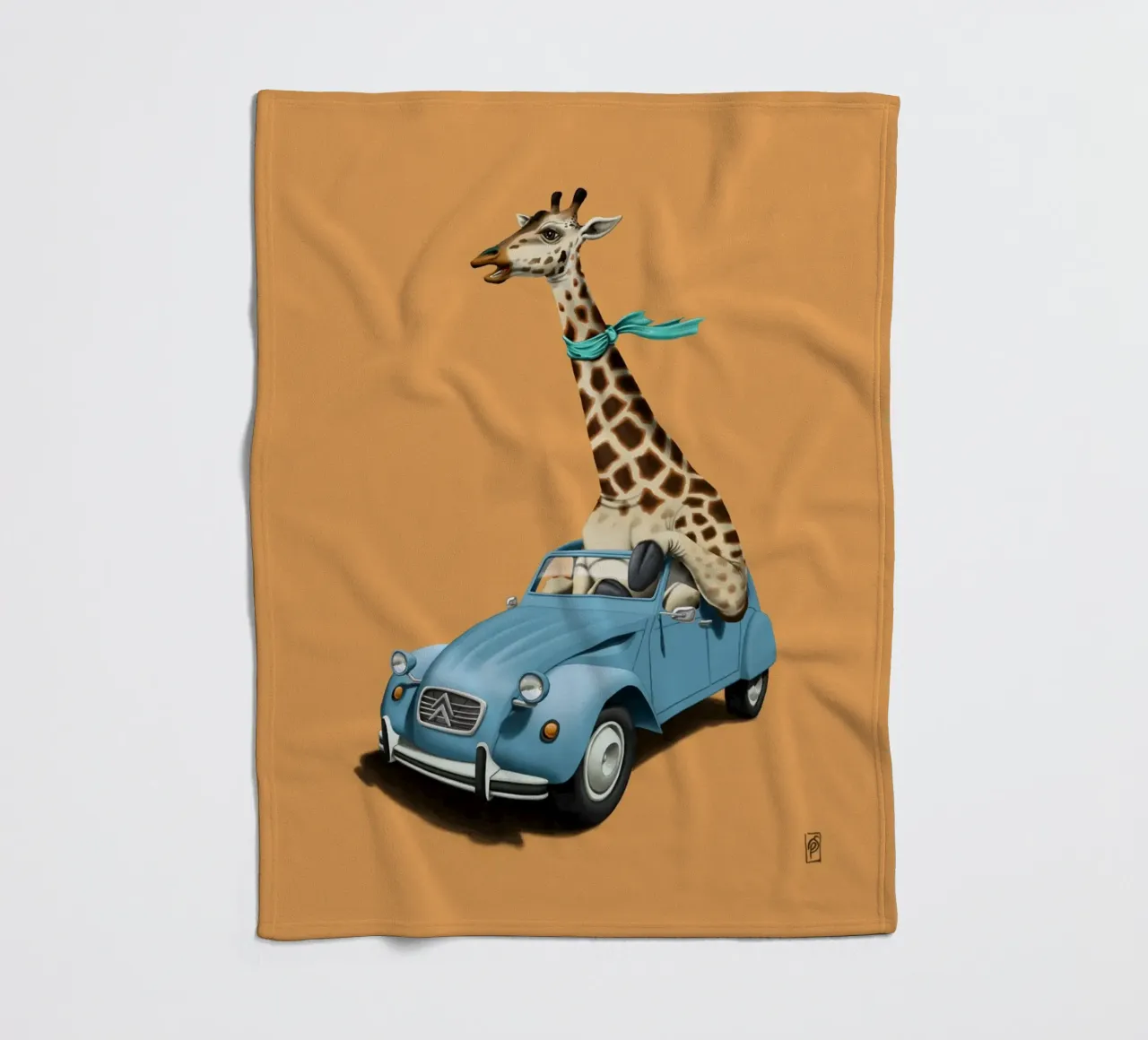 Riding high (Coloured) coperta in pile da Rob Art | Illustration
