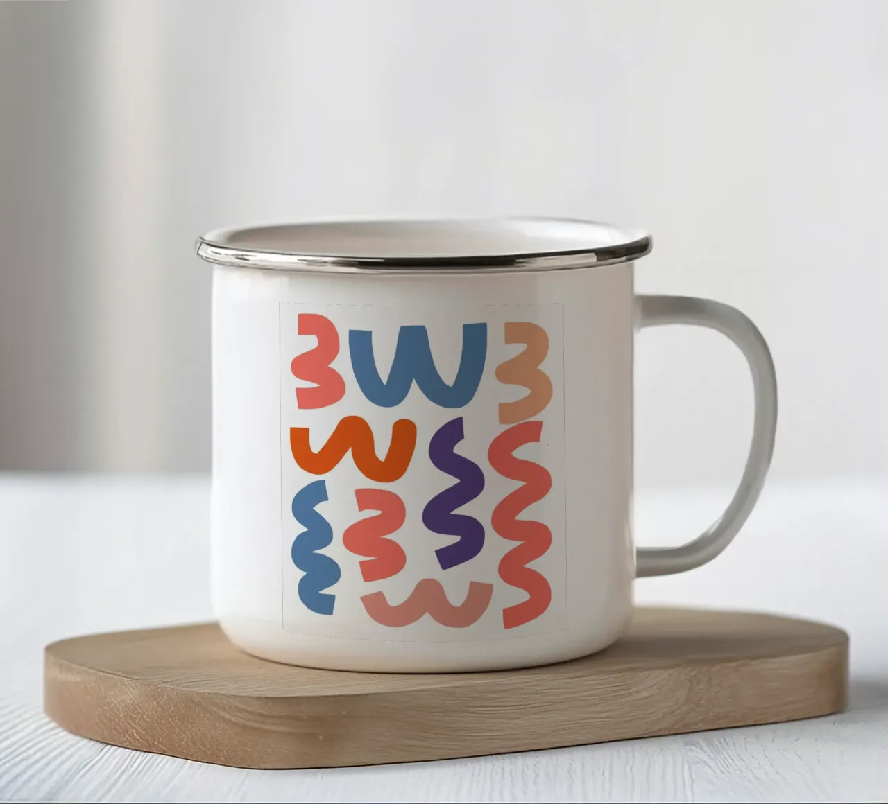 Colpi di S tazza in smalto da Little Dean