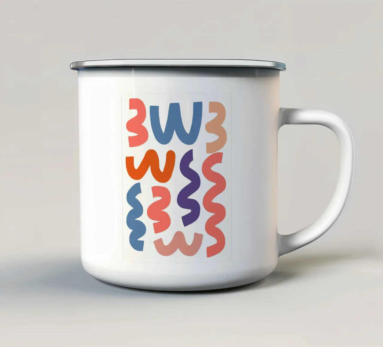 Colpi di S tazza in smalto da Little Dean