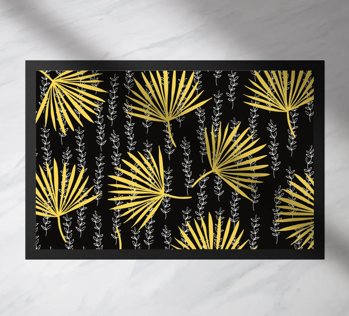 Ventaglio giallo zerbino da Little Dean