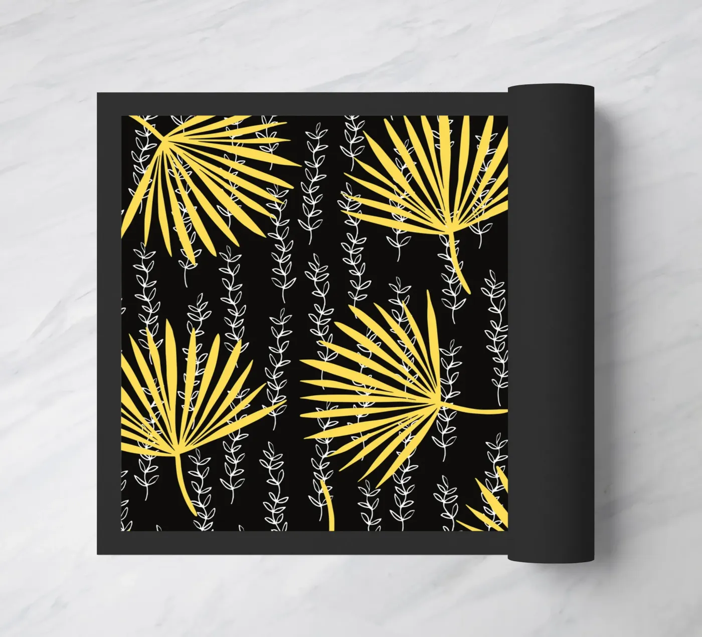 Ventaglio giallo zerbino da Little Dean