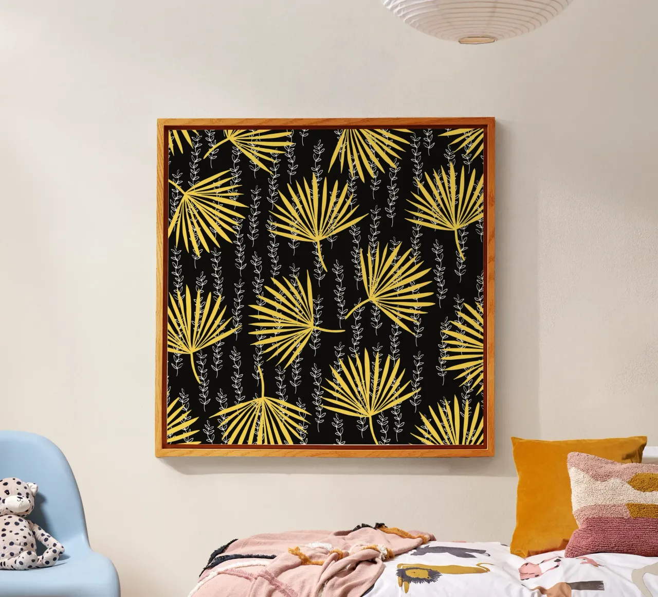 Ventaglio giallo plexiglass da Little Dean