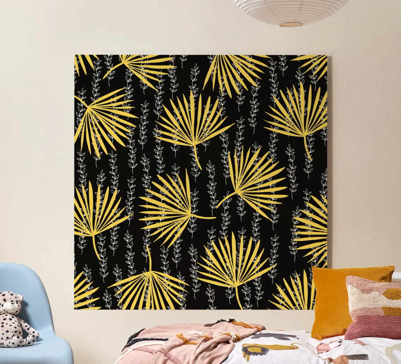 Ventaglio giallo plexiglass da Little Dean