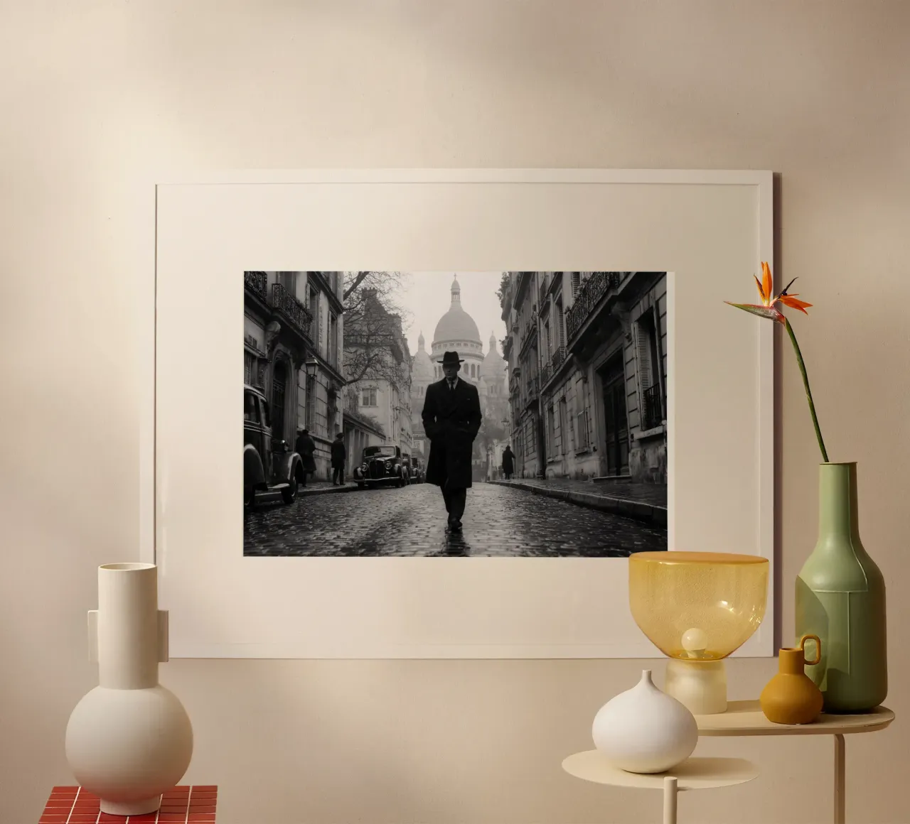 Return journey without an alibi poster by M-Ulrich-Digital Art