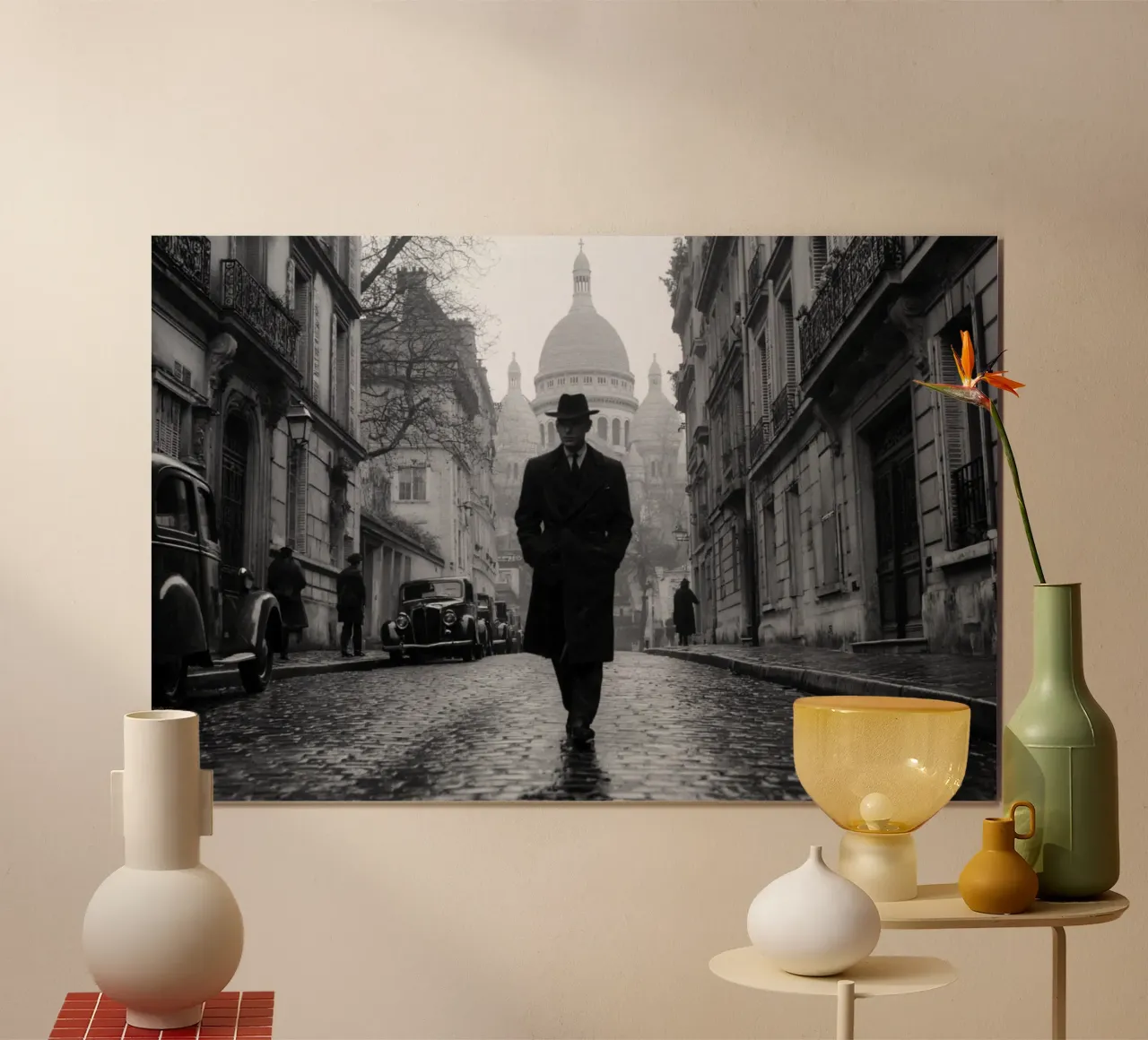 Return journey without an alibi poster by M-Ulrich-Digital Art