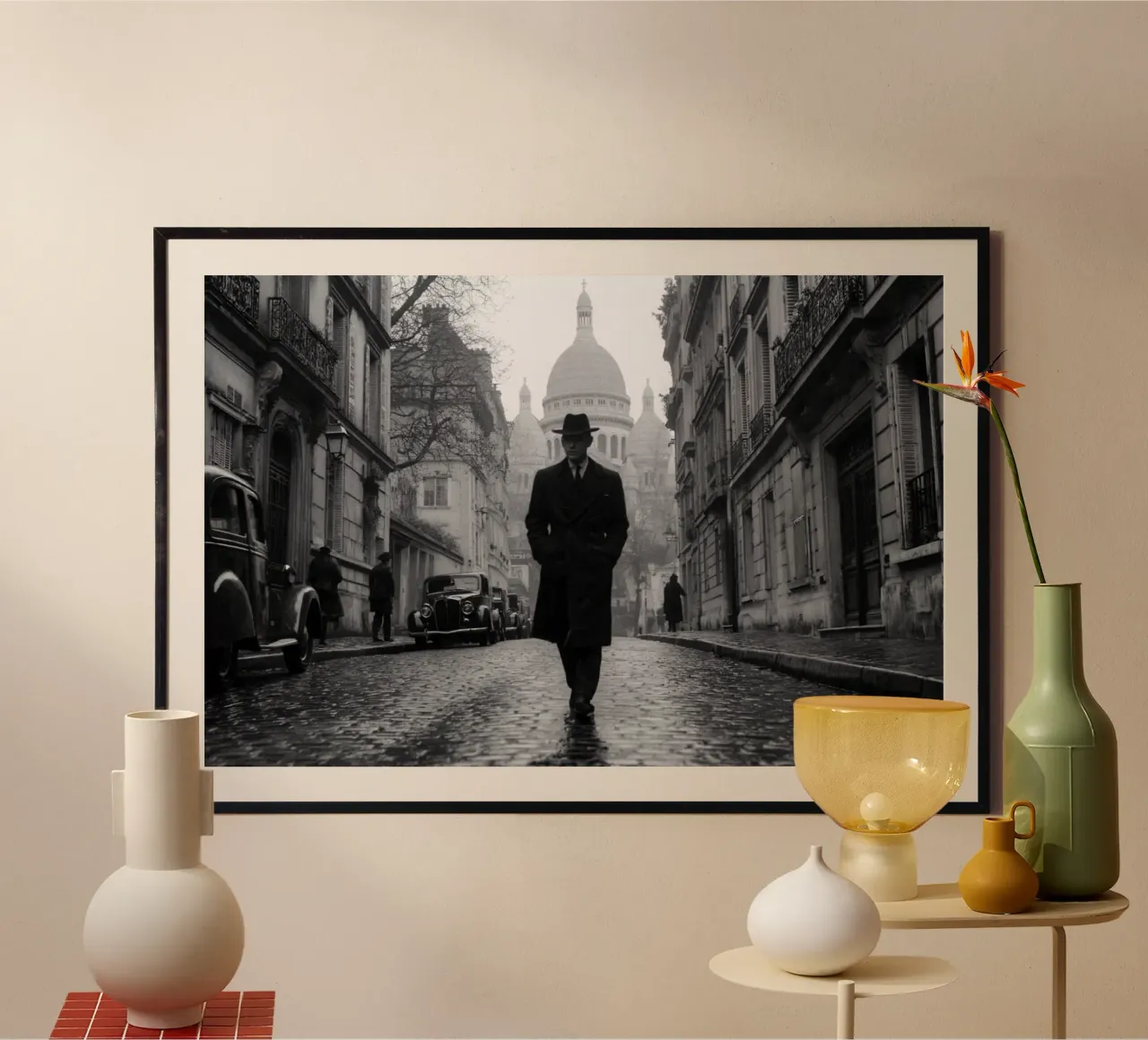 Return journey without an alibi poster by M-Ulrich-Digital Art