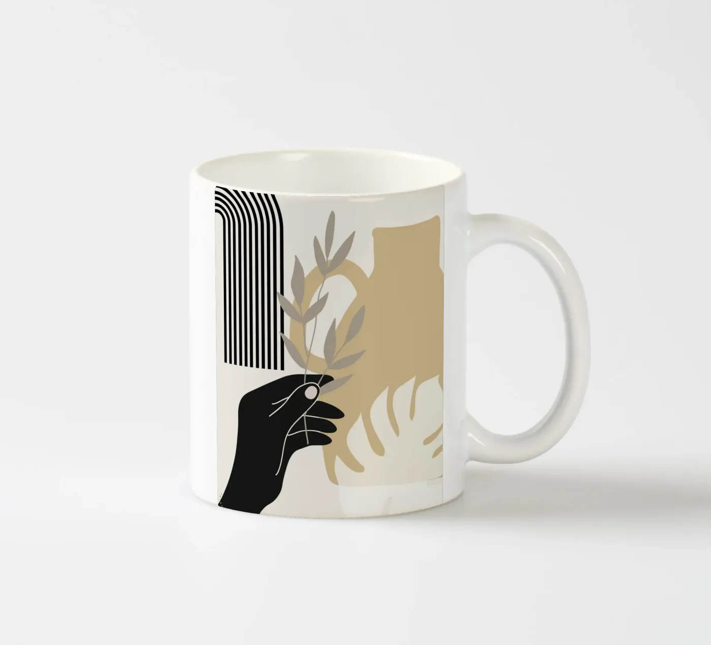 Boho interior ceramic mug by Little Dean
