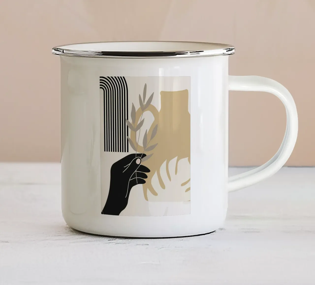 Interni bohémien tazza in smalto da Little Dean