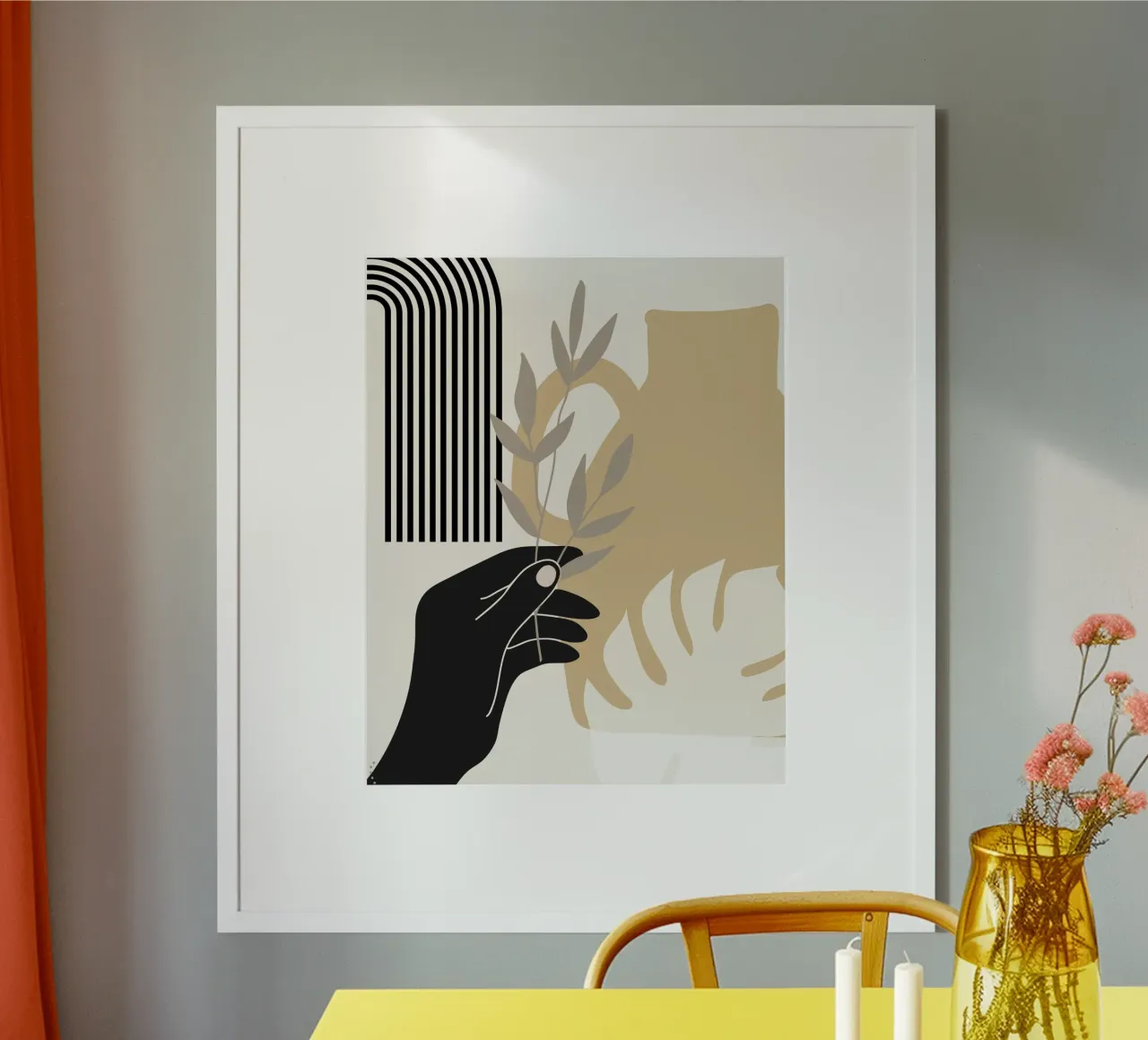 Boho interior poster by Little Dean