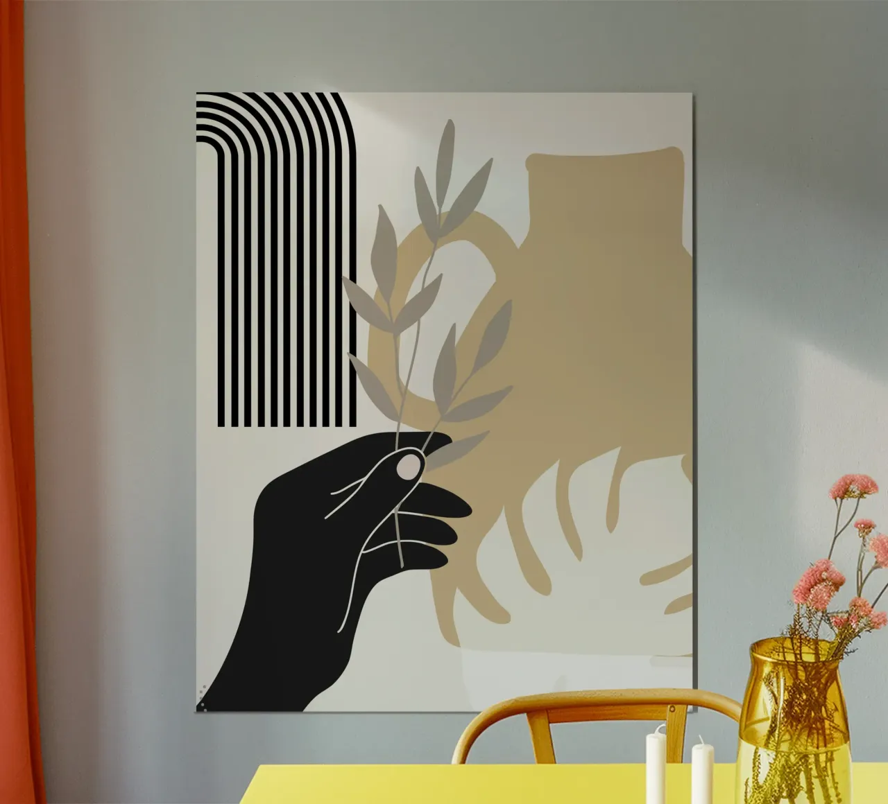 Boho interior poster by Little Dean