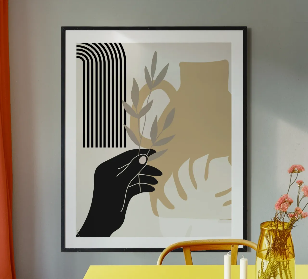 Boho interior poster by Little Dean