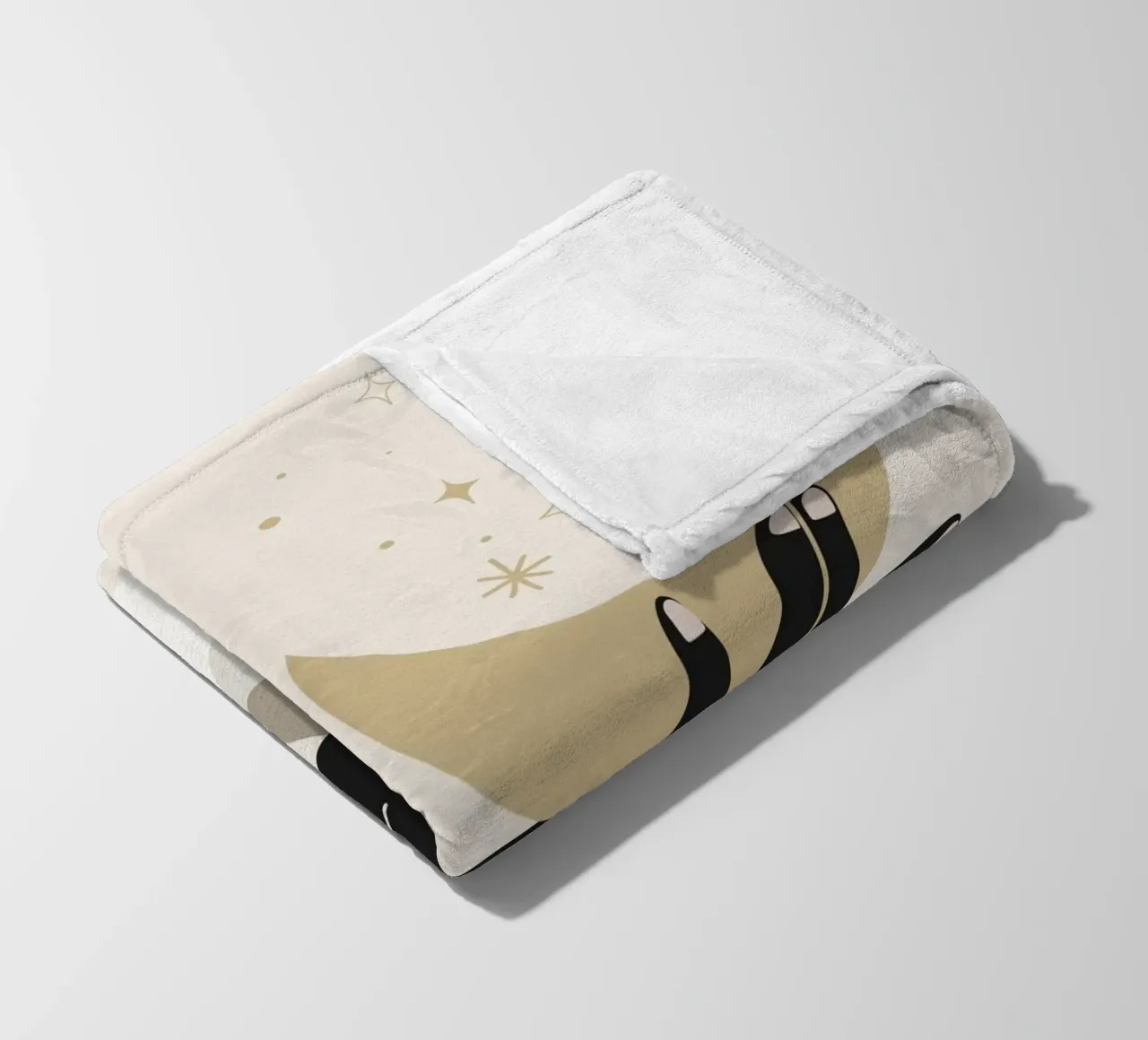 Boho maangodin fleecedeken van Little Dean