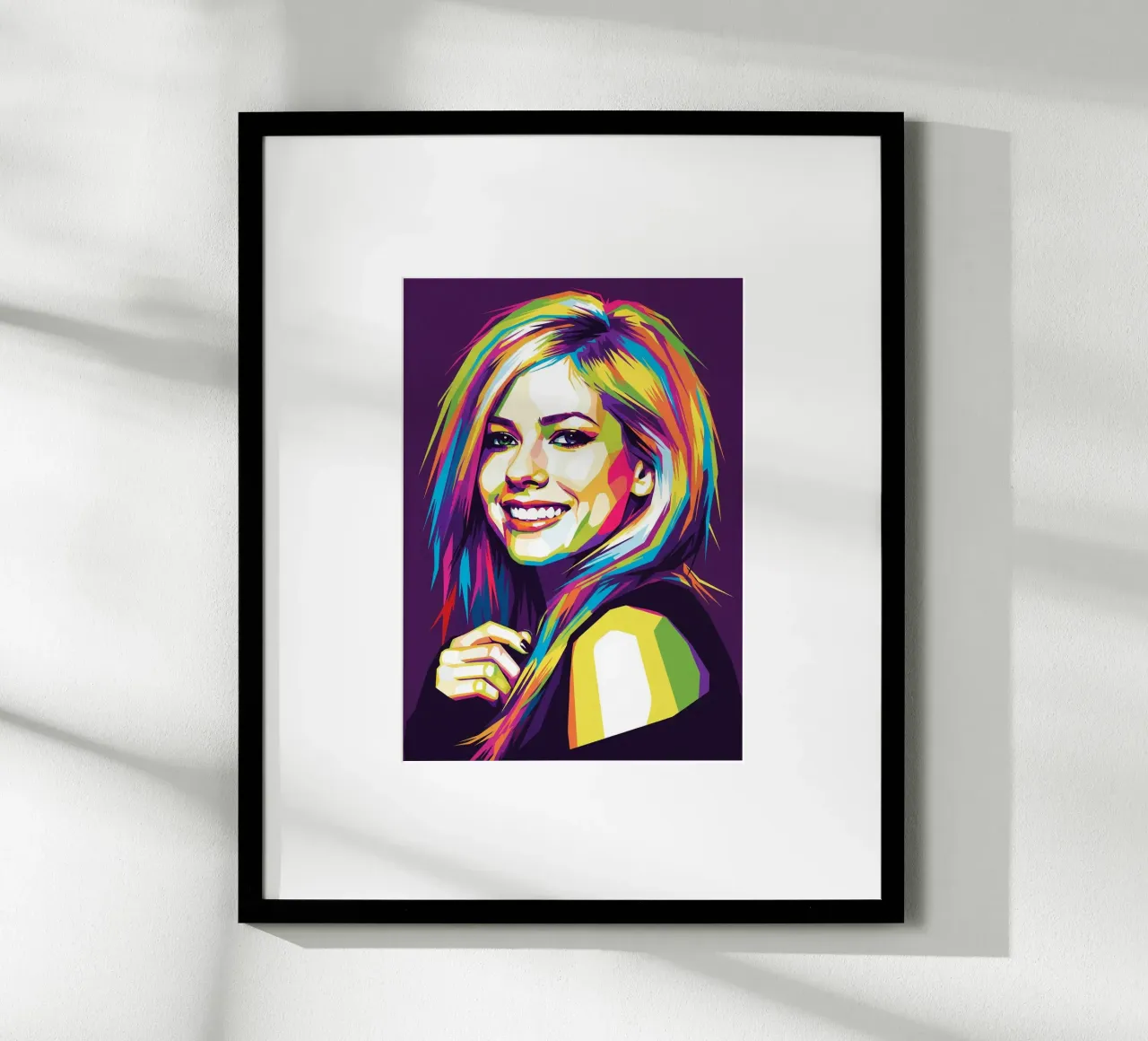 Sorriso di Avril Lavigne poster da Hantamrata