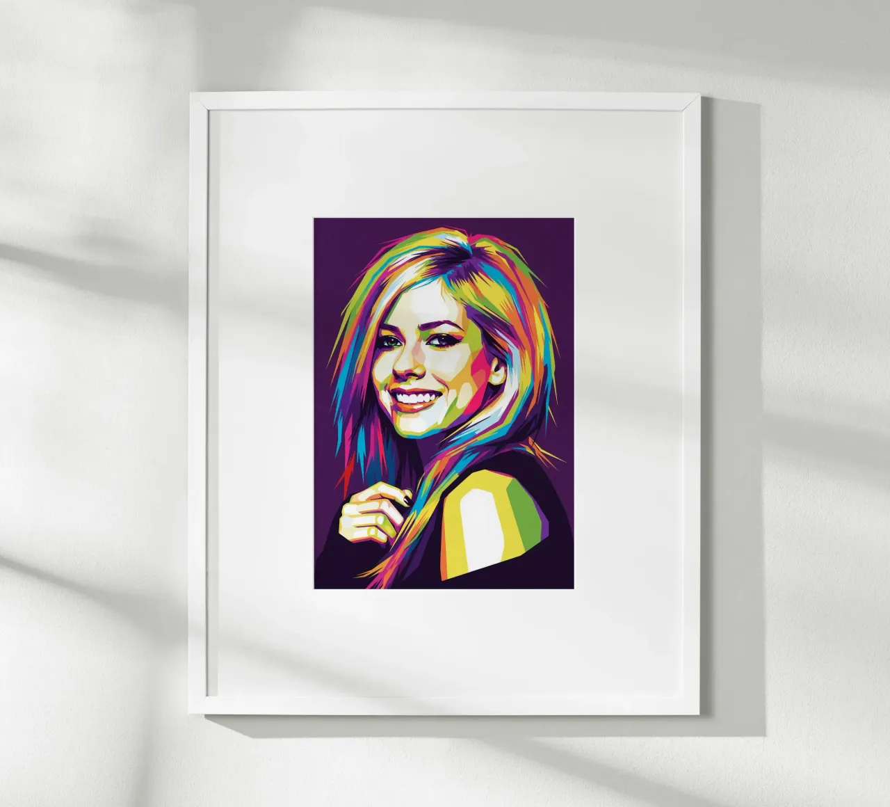 Sorriso di Avril Lavigne poster da Hantamrata