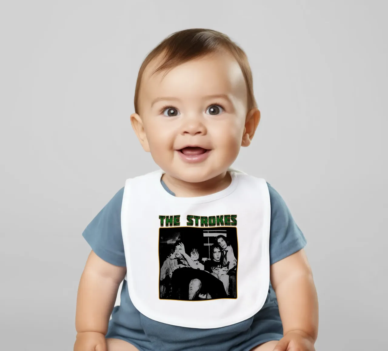 Il classico degli Strokes bavaglino da mannys_artt