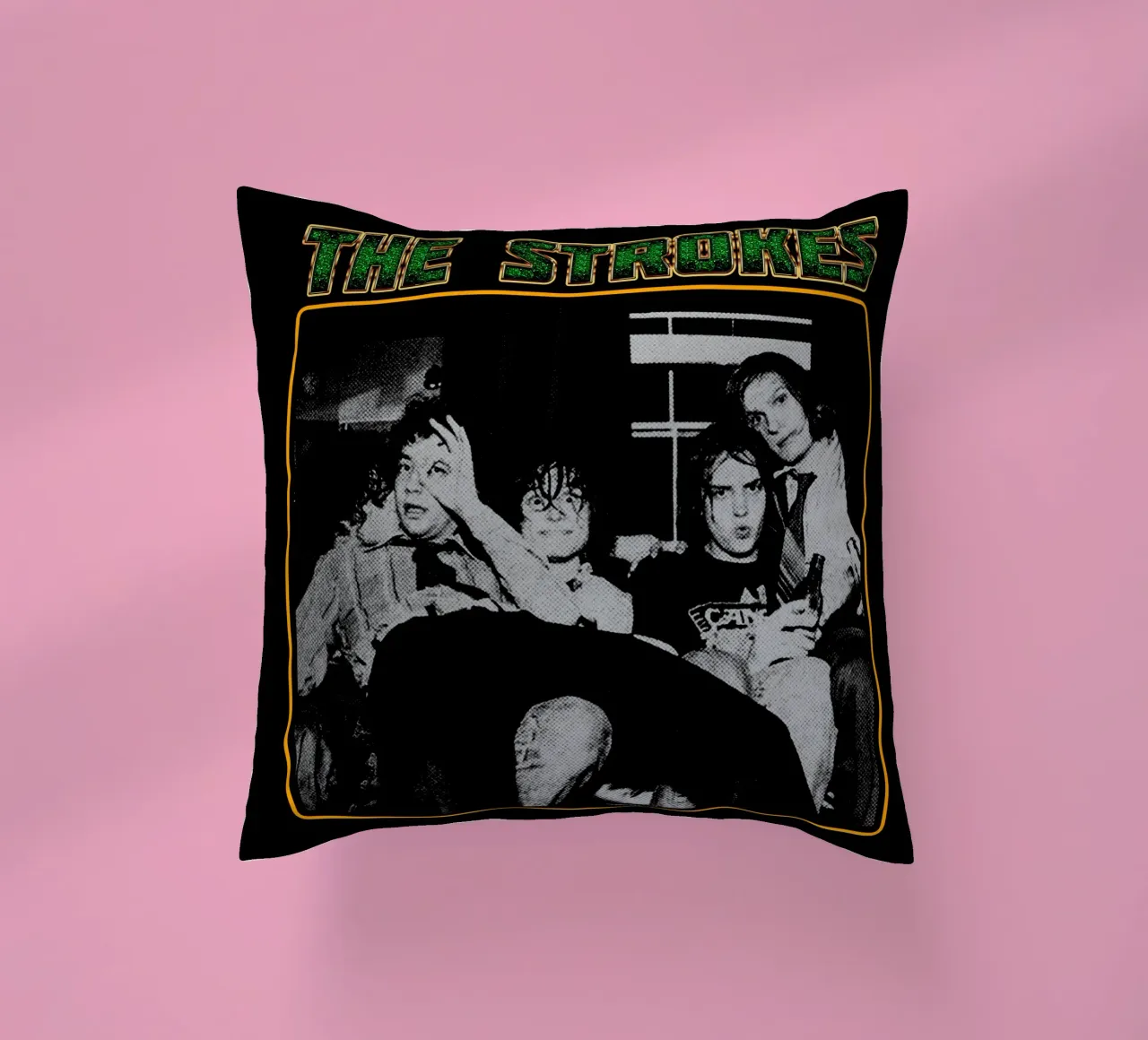 Il classico degli Strokes cuscino da mannys_artt