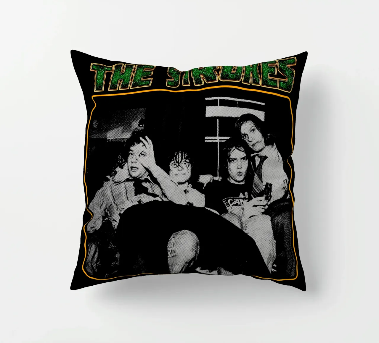 Il classico degli Strokes cuscino da mannys_artt