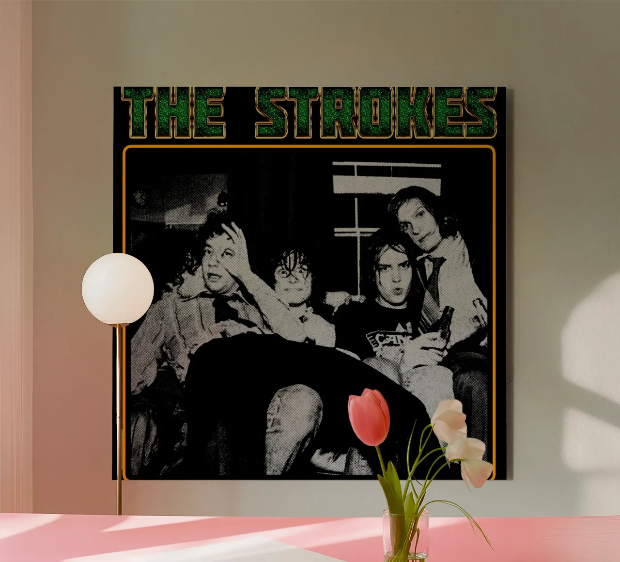 Il classico degli Strokes alluminio dibond da mannys_artt