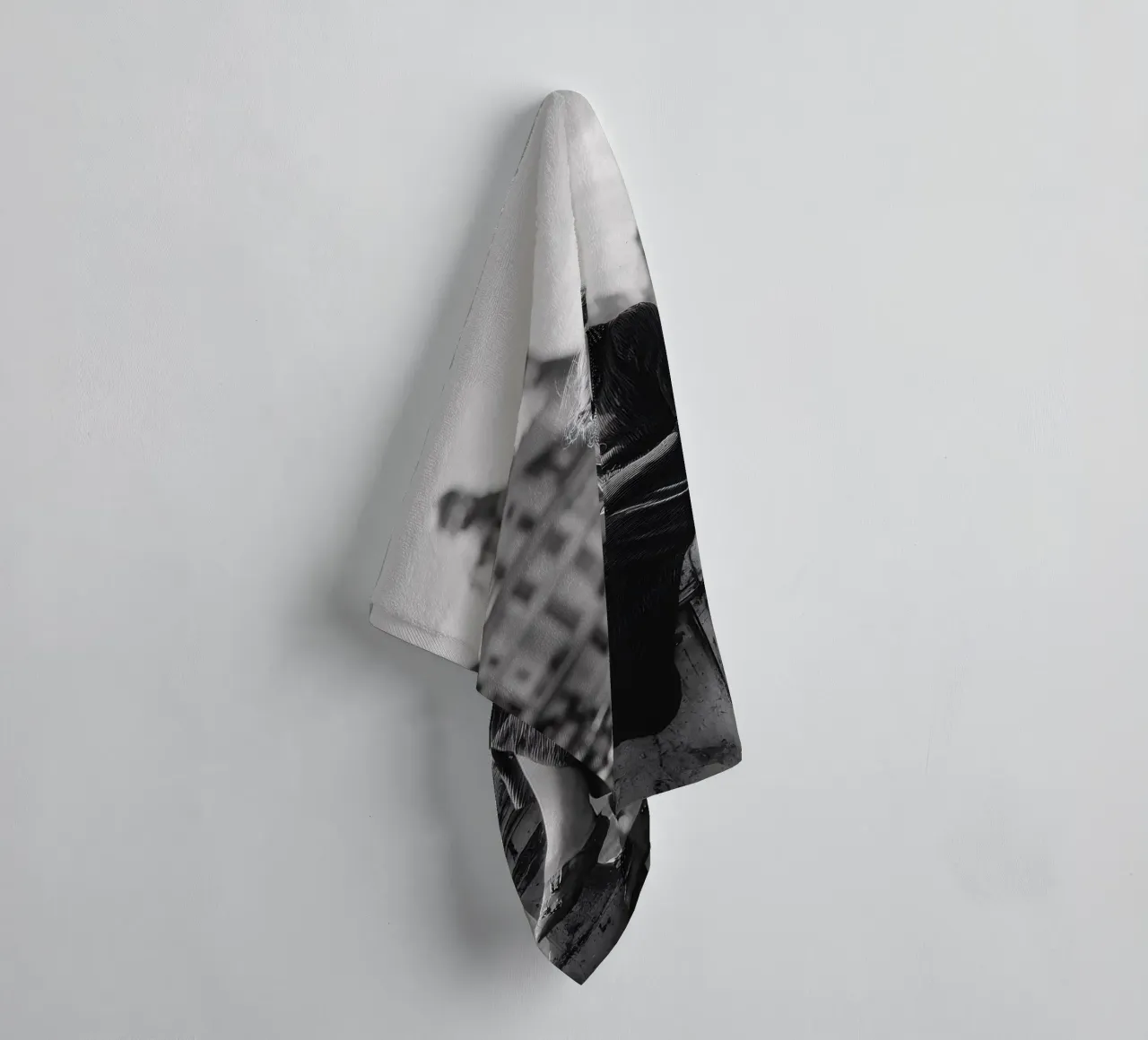 The reader from Pont Neuf towel by M-Ulrich-Digital Art