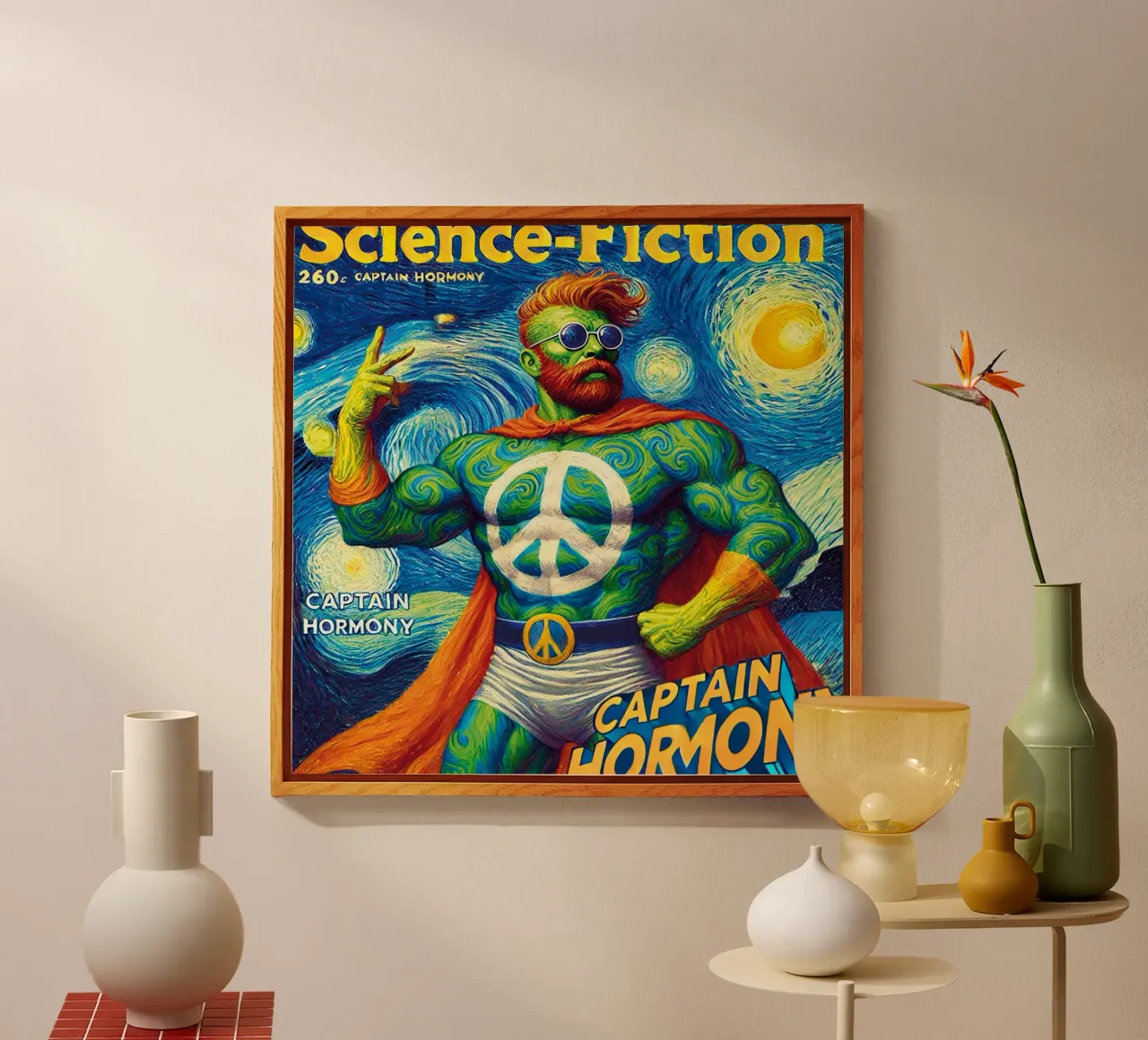 CAPTAIN HORMONY plexiglass da Vintage Van Gogh