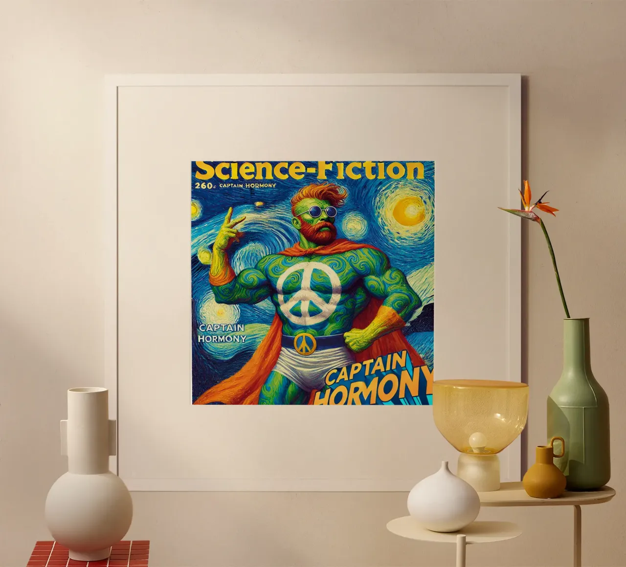 CAPTAIN HORMONY poster da Vintage Van Gogh