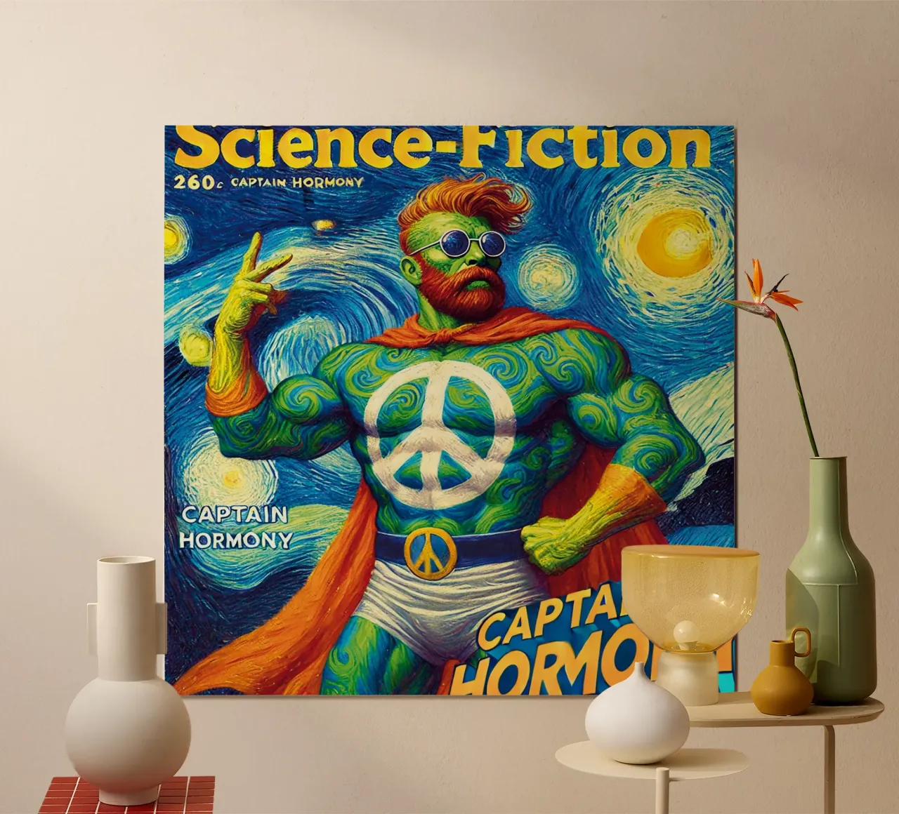 CAPTAIN HORMONY poster da Vintage Van Gogh