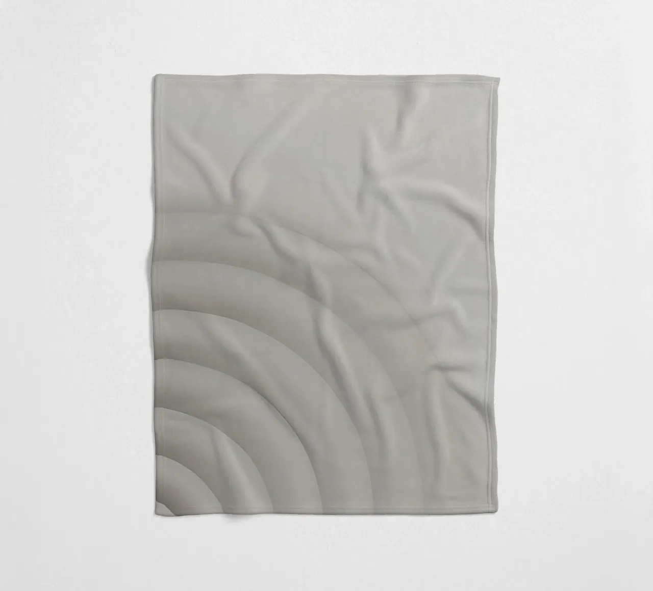 Forme grigie curve concentriche su sfondo grigio coperta in pile da DesignDoodle