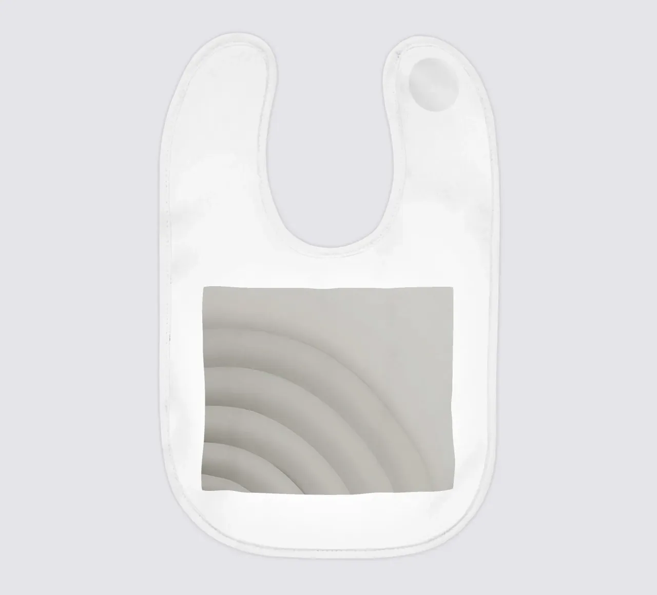 Forme grigie curve concentriche su sfondo grigio bavaglino da DesignDoodle
