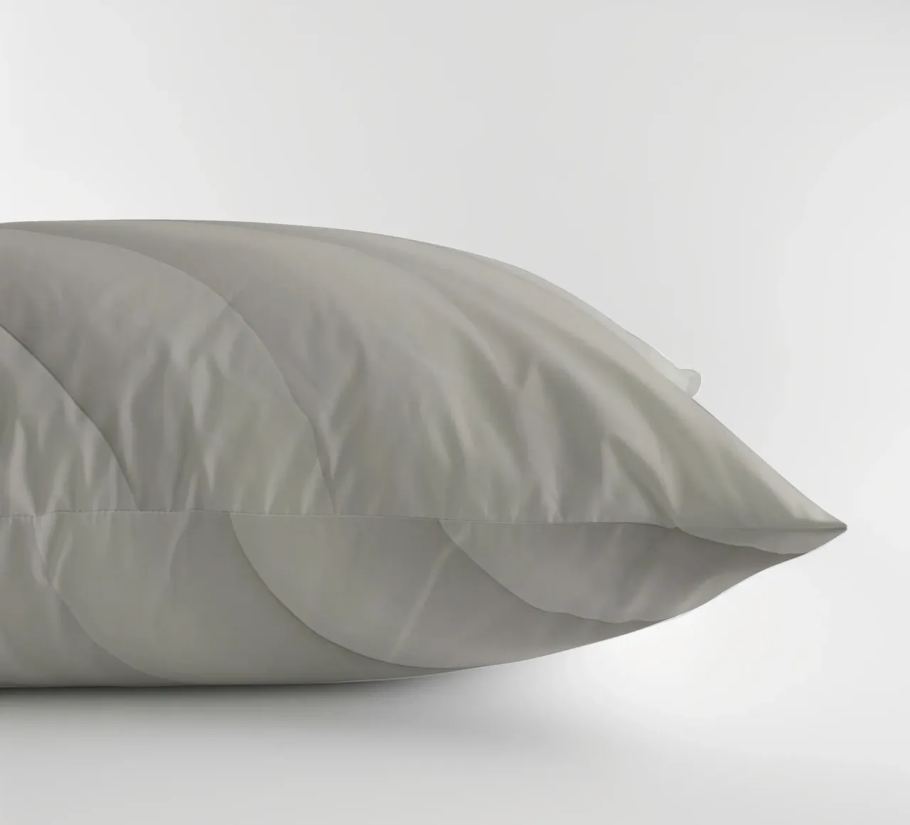 Forme grigie curve concentriche su sfondo grigio cuscino da DesignDoodle