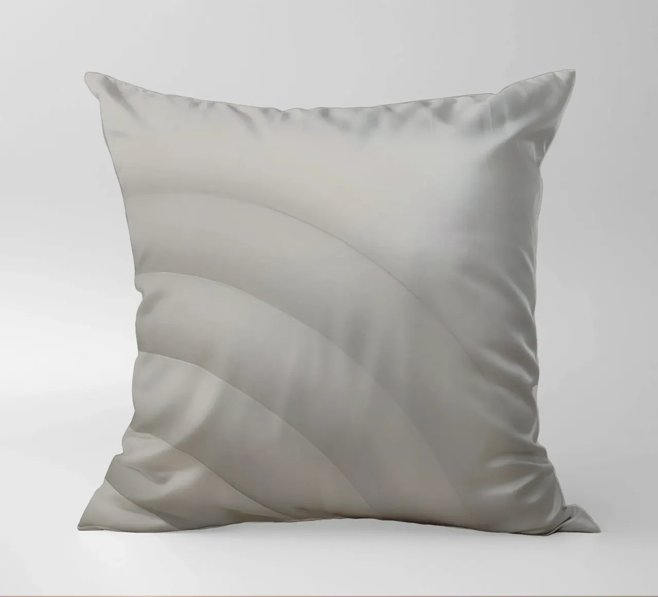 Forme grigie curve concentriche su sfondo grigio cuscino da DesignDoodle