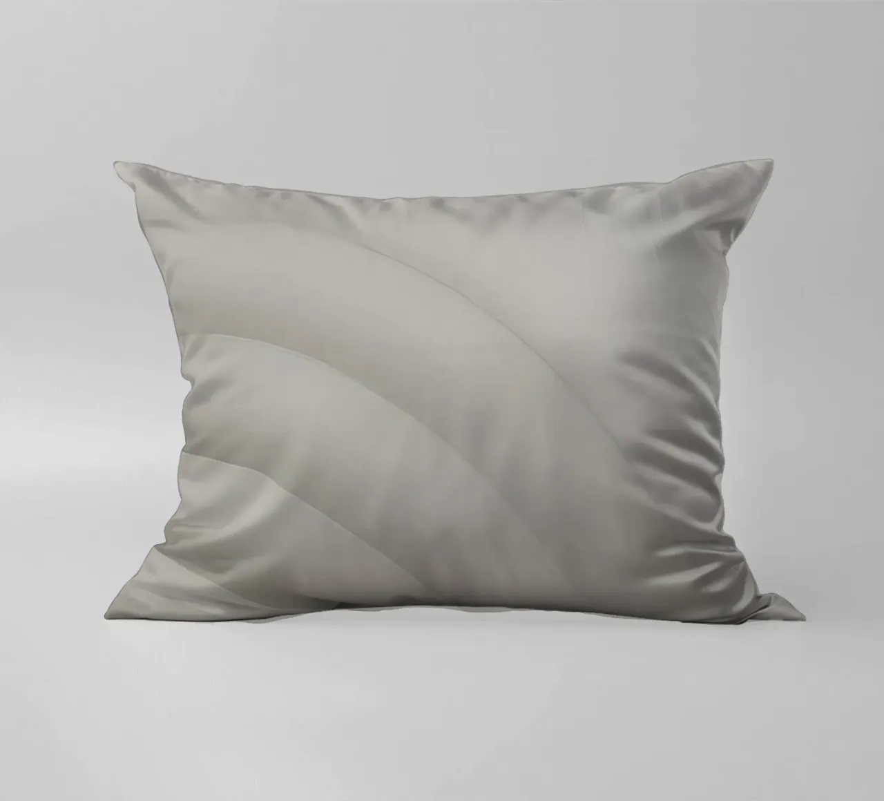 Forme grigie curve concentriche su sfondo grigio cuscino da DesignDoodle