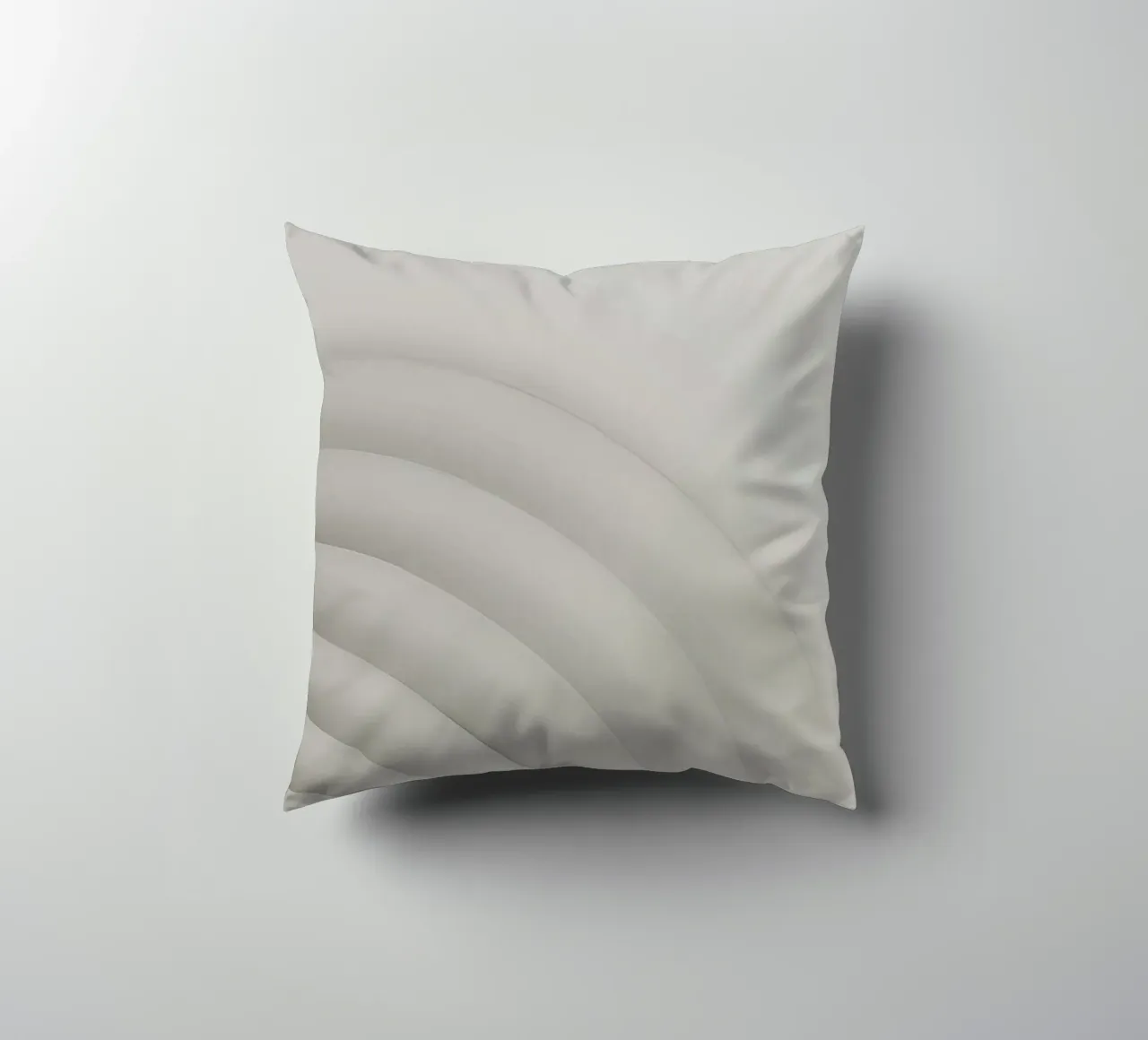 Forme grigie curve concentriche su sfondo grigio cuscino da DesignDoodle