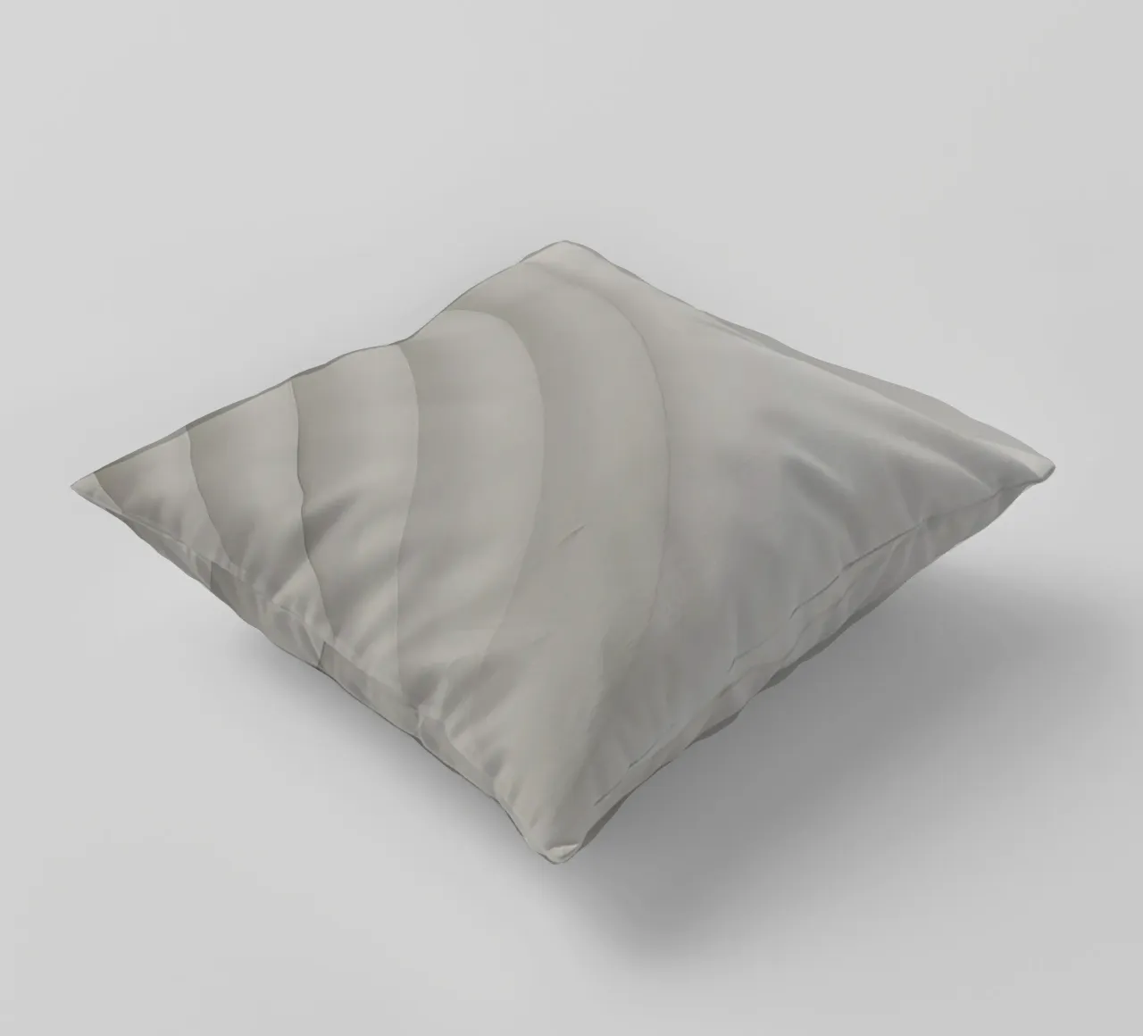 Forme grigie curve concentriche su sfondo grigio cuscino da DesignDoodle