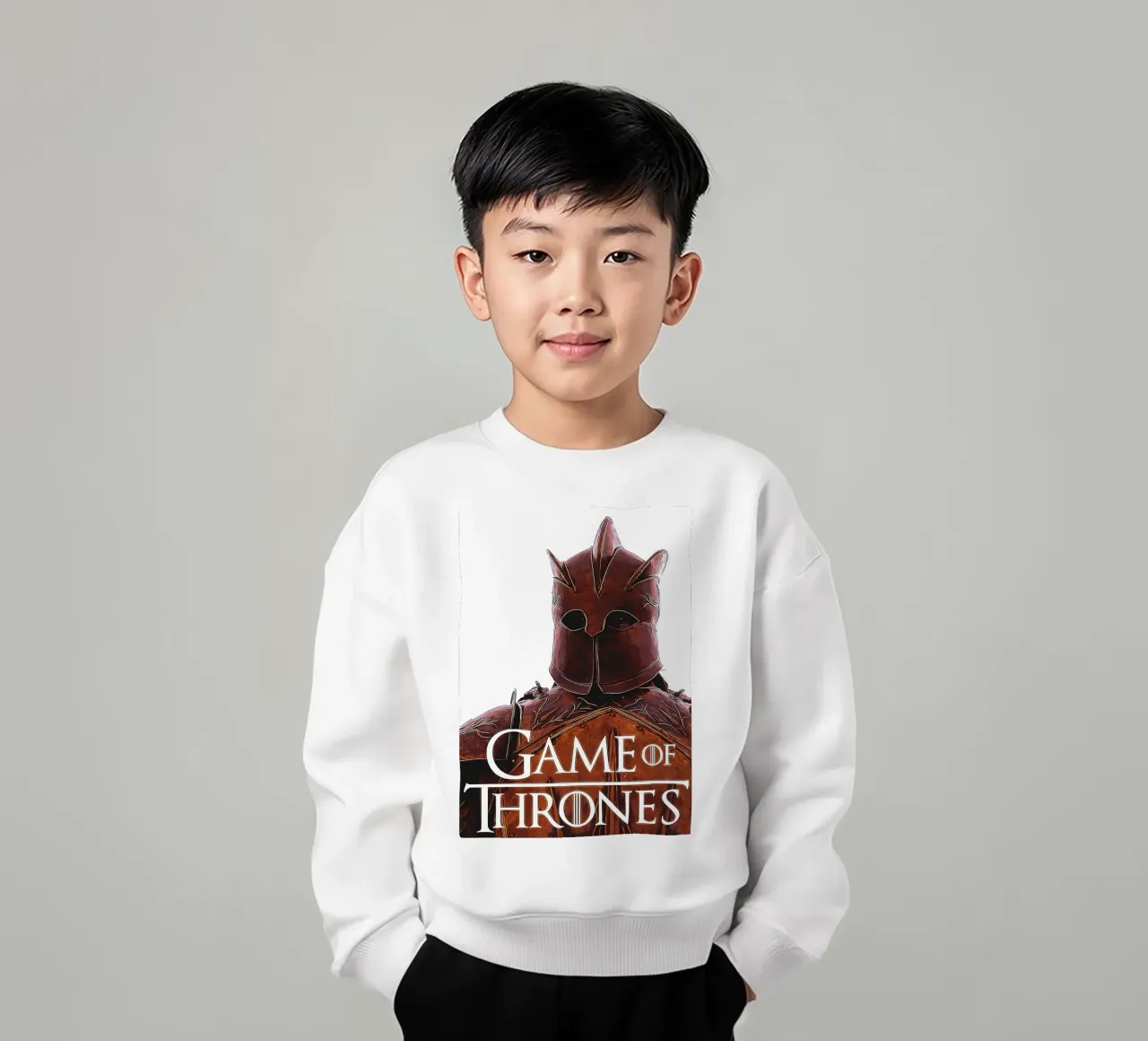 Thrones Mask Game felpa bambino da Nna Rock