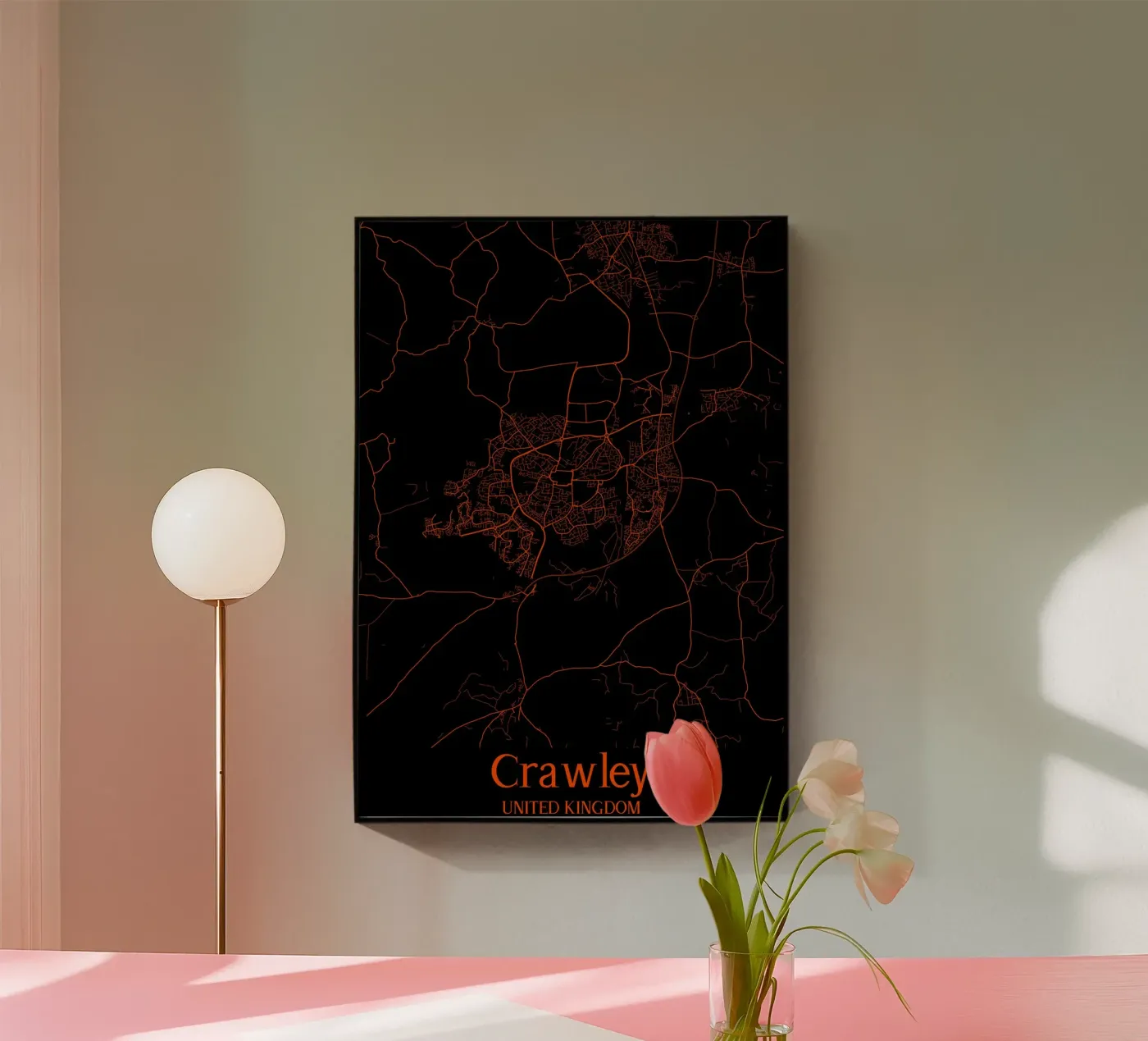 Crawley plexiglas de MiMap