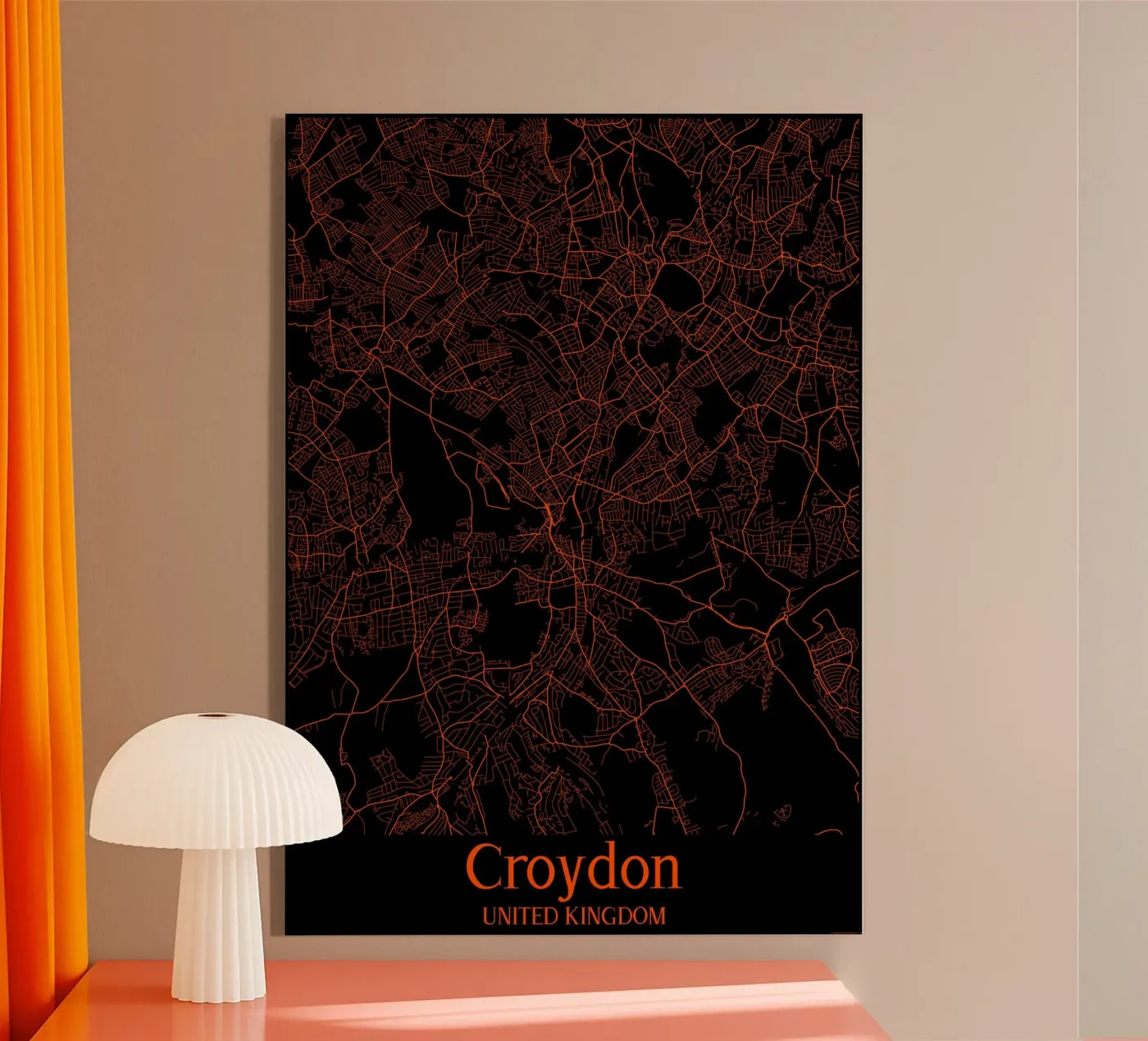 Croydon Acryl-Glas von MiMap