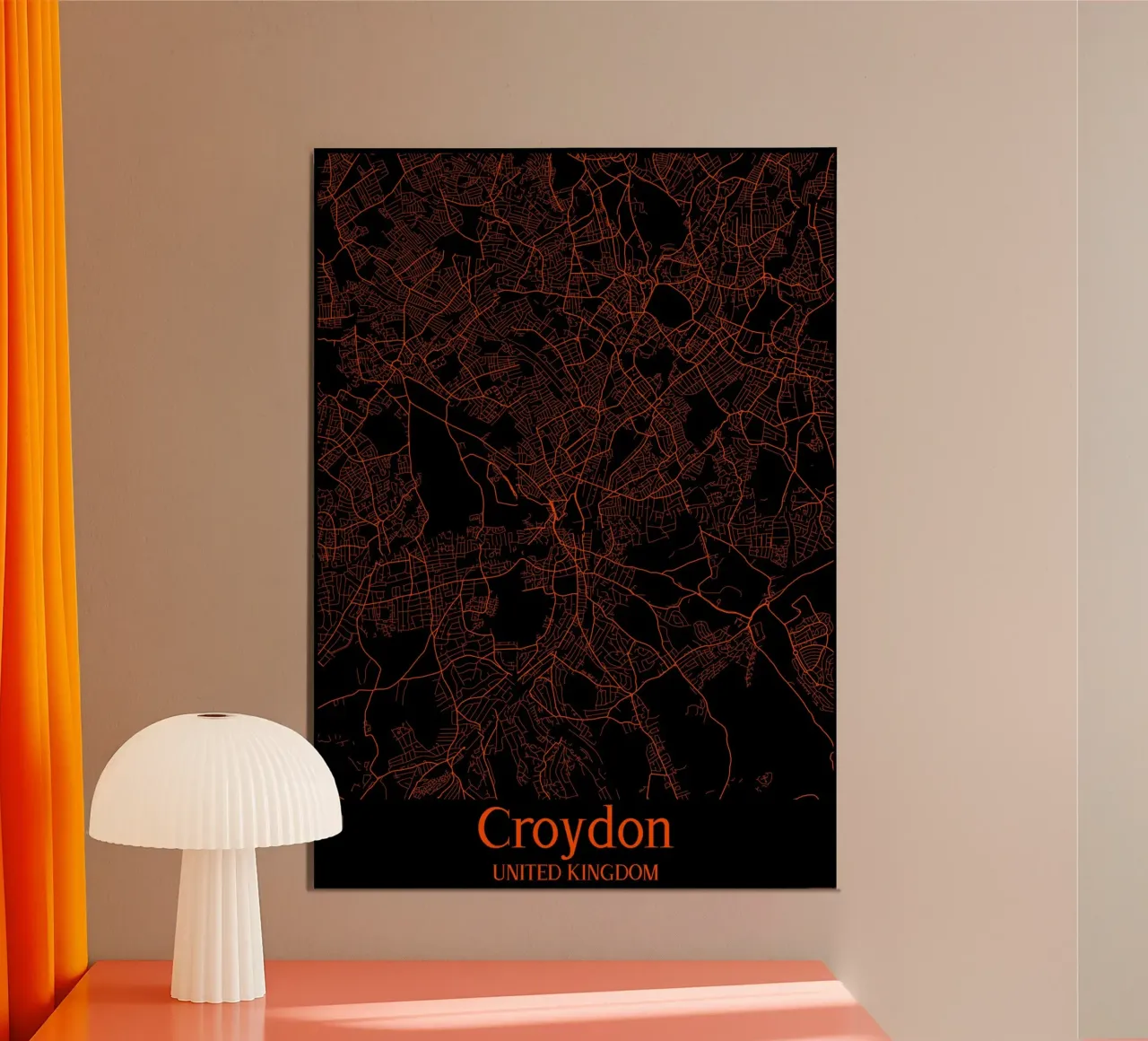 Croydon poster con telaio in plastica da MiMap