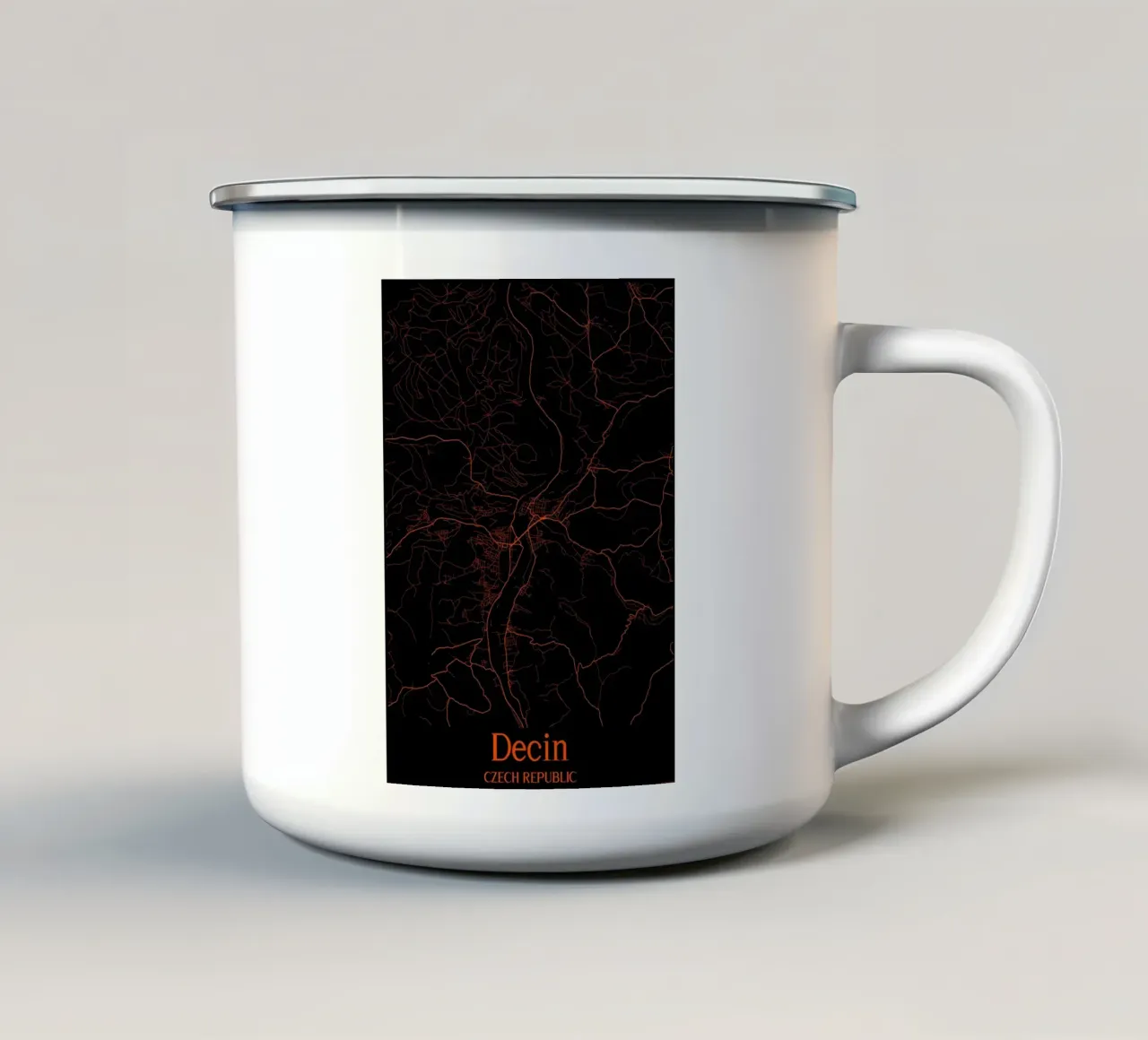 Decin tazza in smalto da MiMap