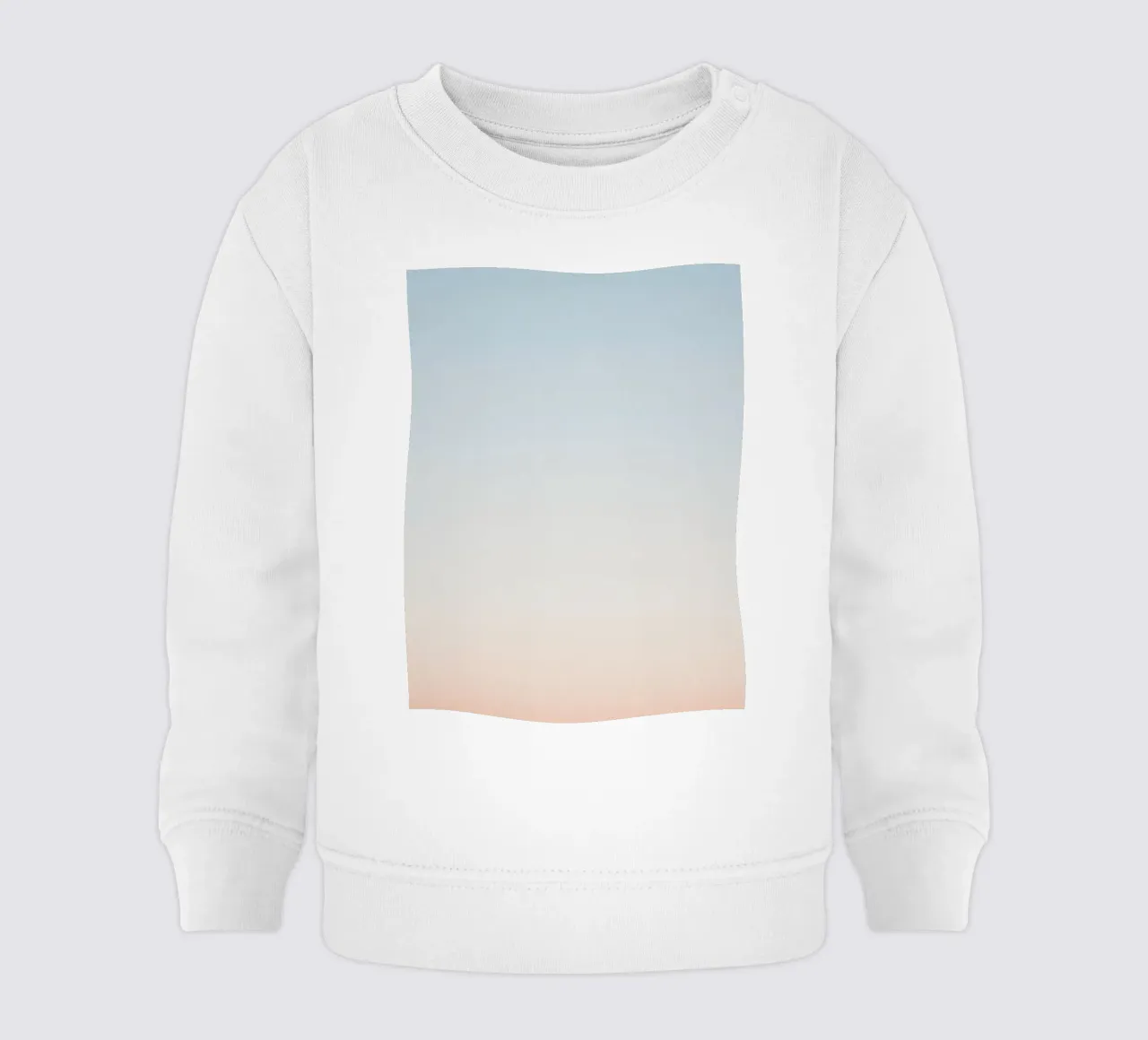 Gradiente di blu e pesca felpa neonato da DesignDoodle