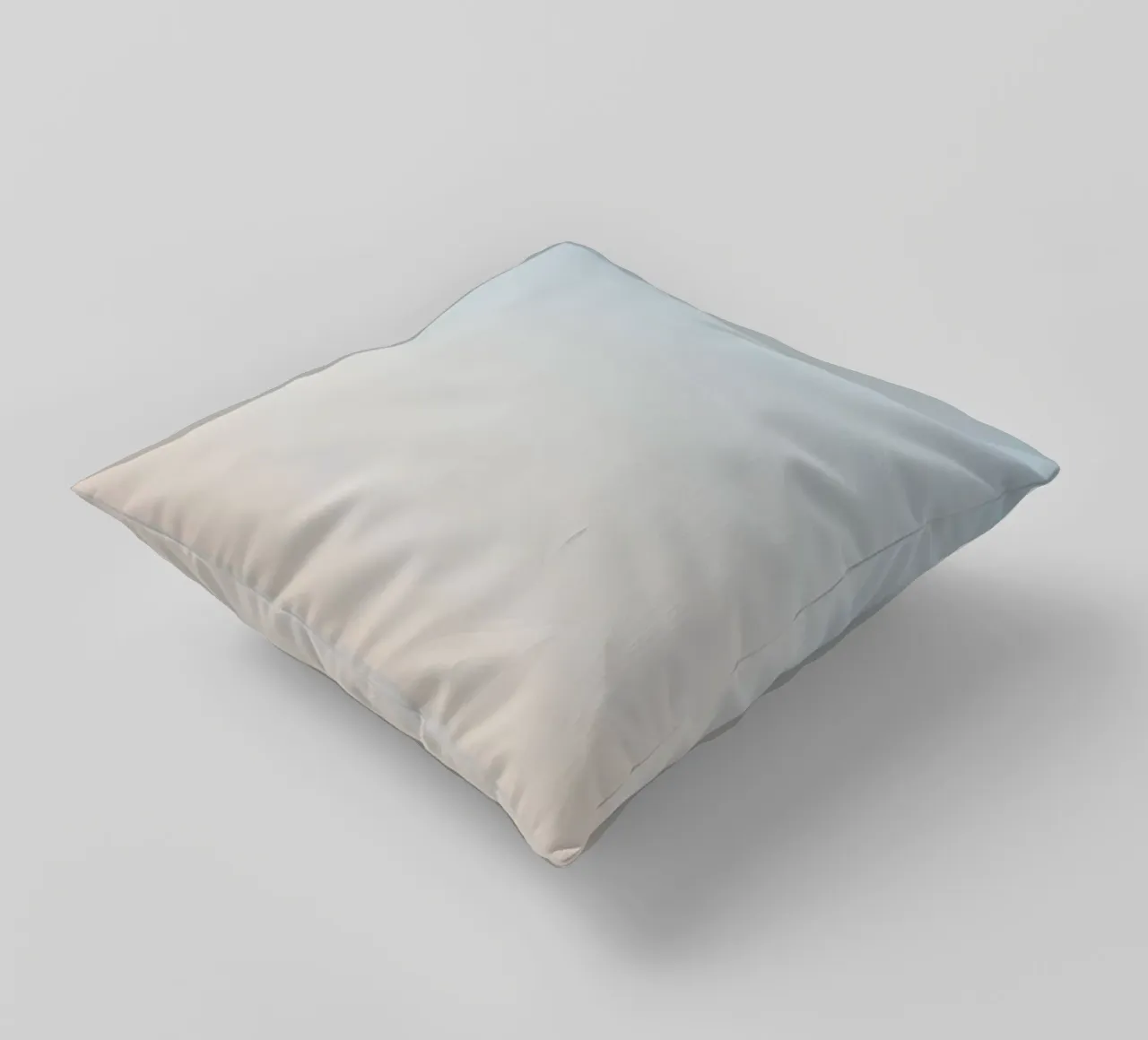 Gradiente di blu e pesca cuscino da DesignDoodle