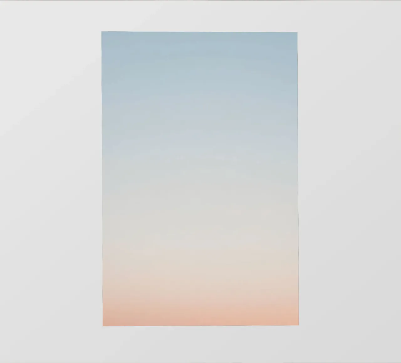 Gradiente di blu e pesca pellicola backlit da DesignDoodle