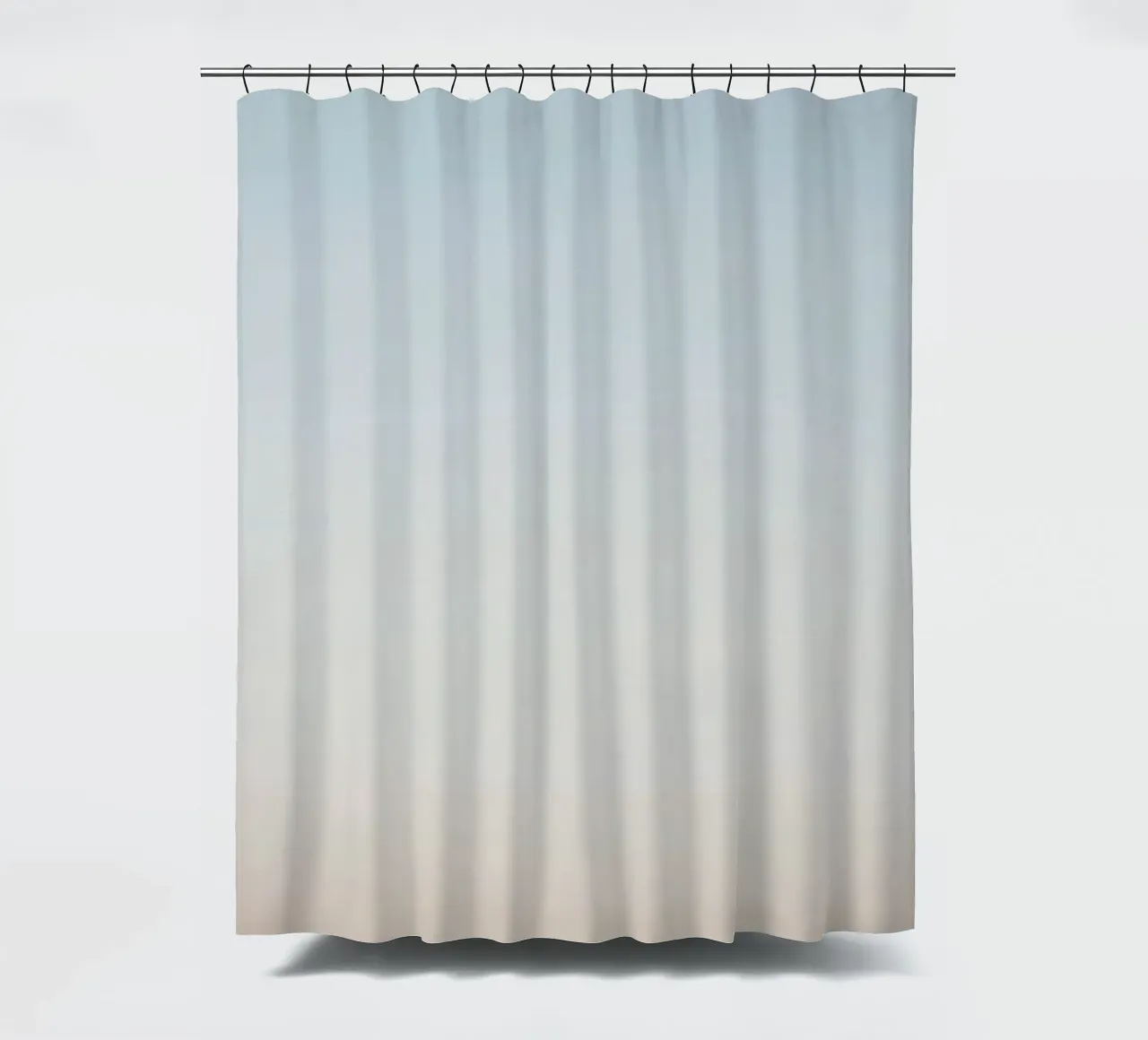 Gradiente di blu e pesca tenda da doccia da DesignDoodle