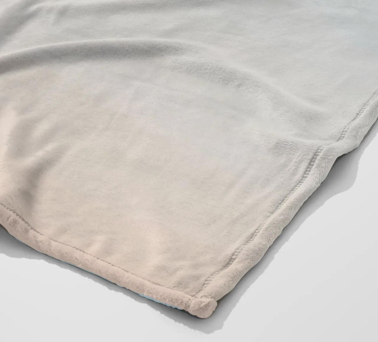 Gradiente di blu e pesca coperta in pile da DesignDoodle
